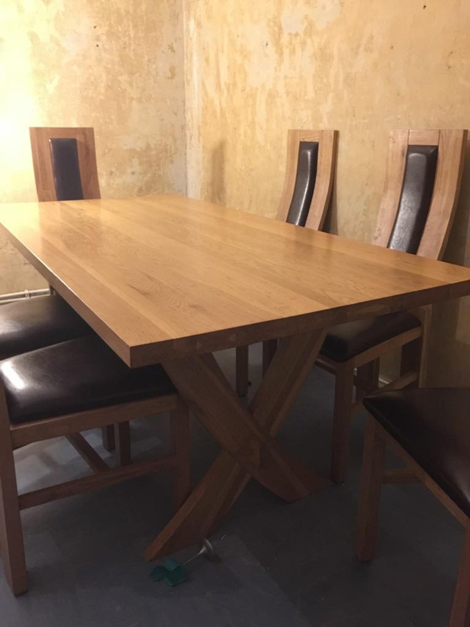 Solid Oak Dining Set With 6 Chiars In E8 London Fur 420 00