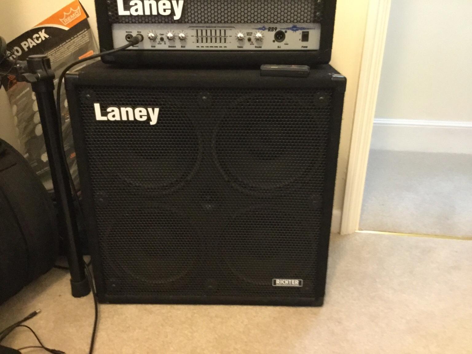 Laney Bass Stack Amp Head Plus 4x10 Cabinet In Nr4 Norwich Fur