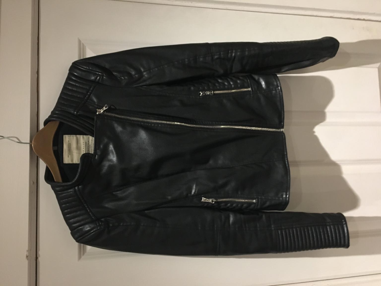 trafaluc zara leather jacket
