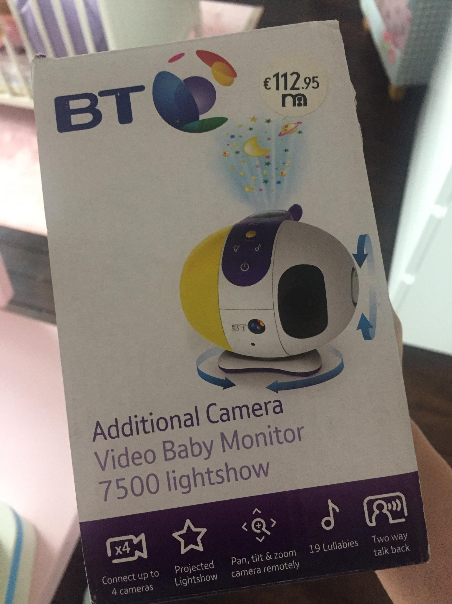 bt video baby monitor 6000 extra camera