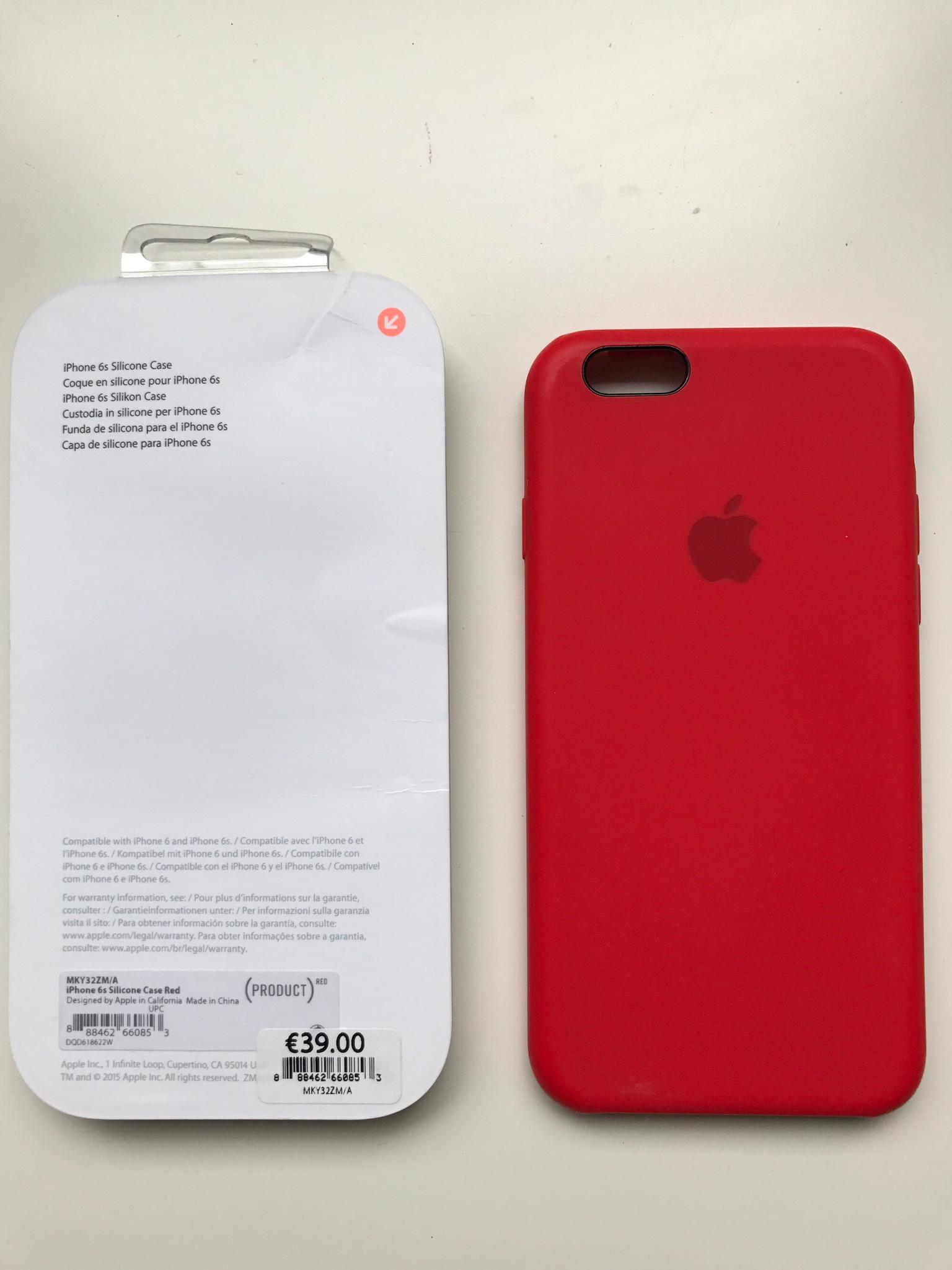 custodia iphone 7 apple rossa