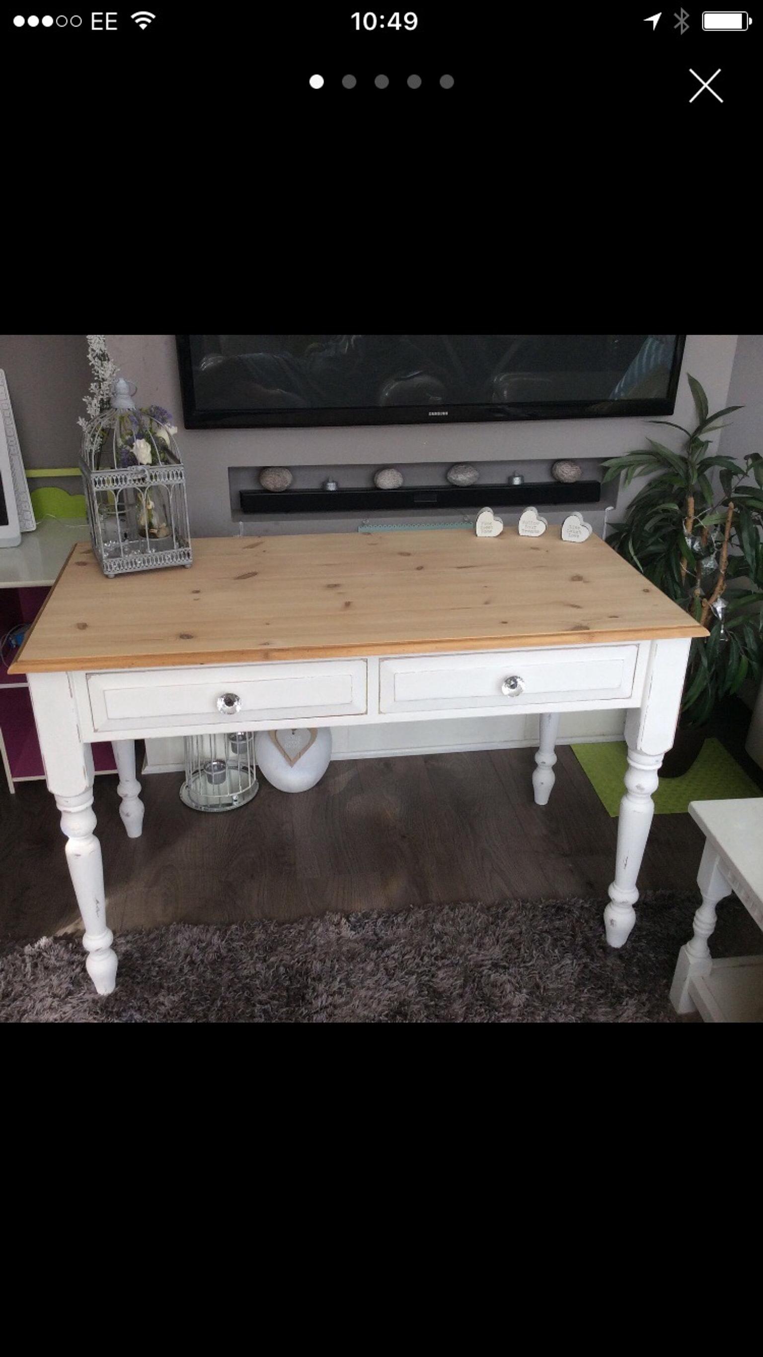 Shabby Chic Lovely Solid Pine Console Table In Ng5 Nottingham For