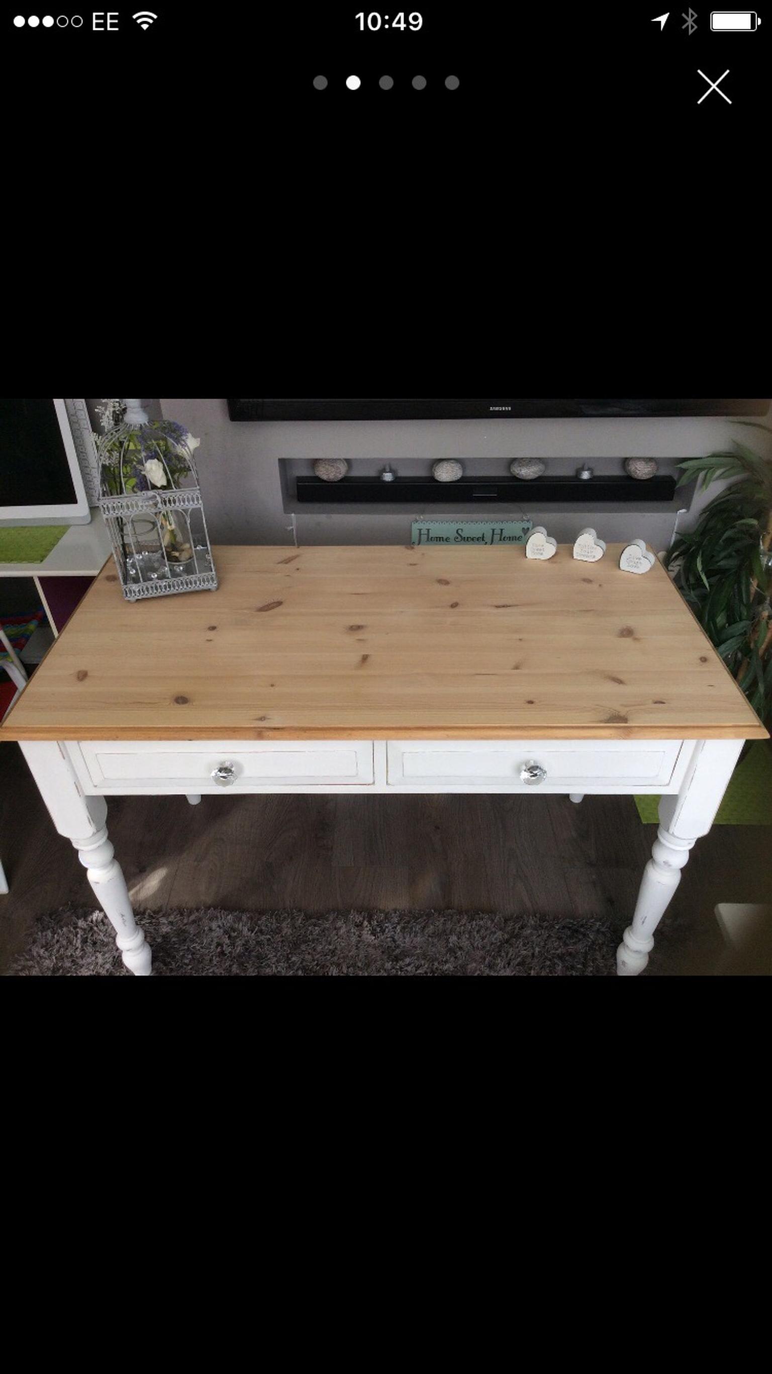 Shabby Chic Lovely Solid Pine Console Table In Ng5 Nottingham For