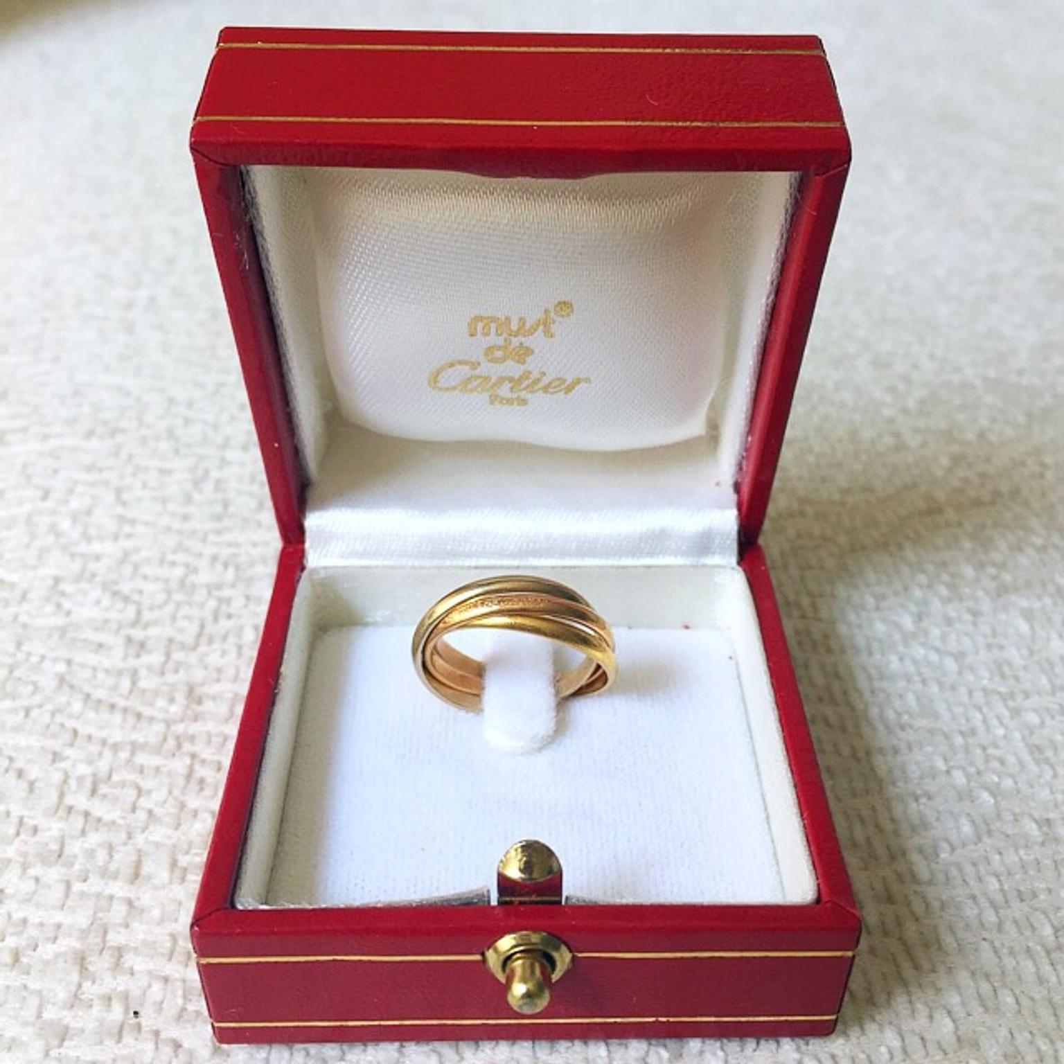 AUTHENTIC CARTIER Trinity Ring - 18K 