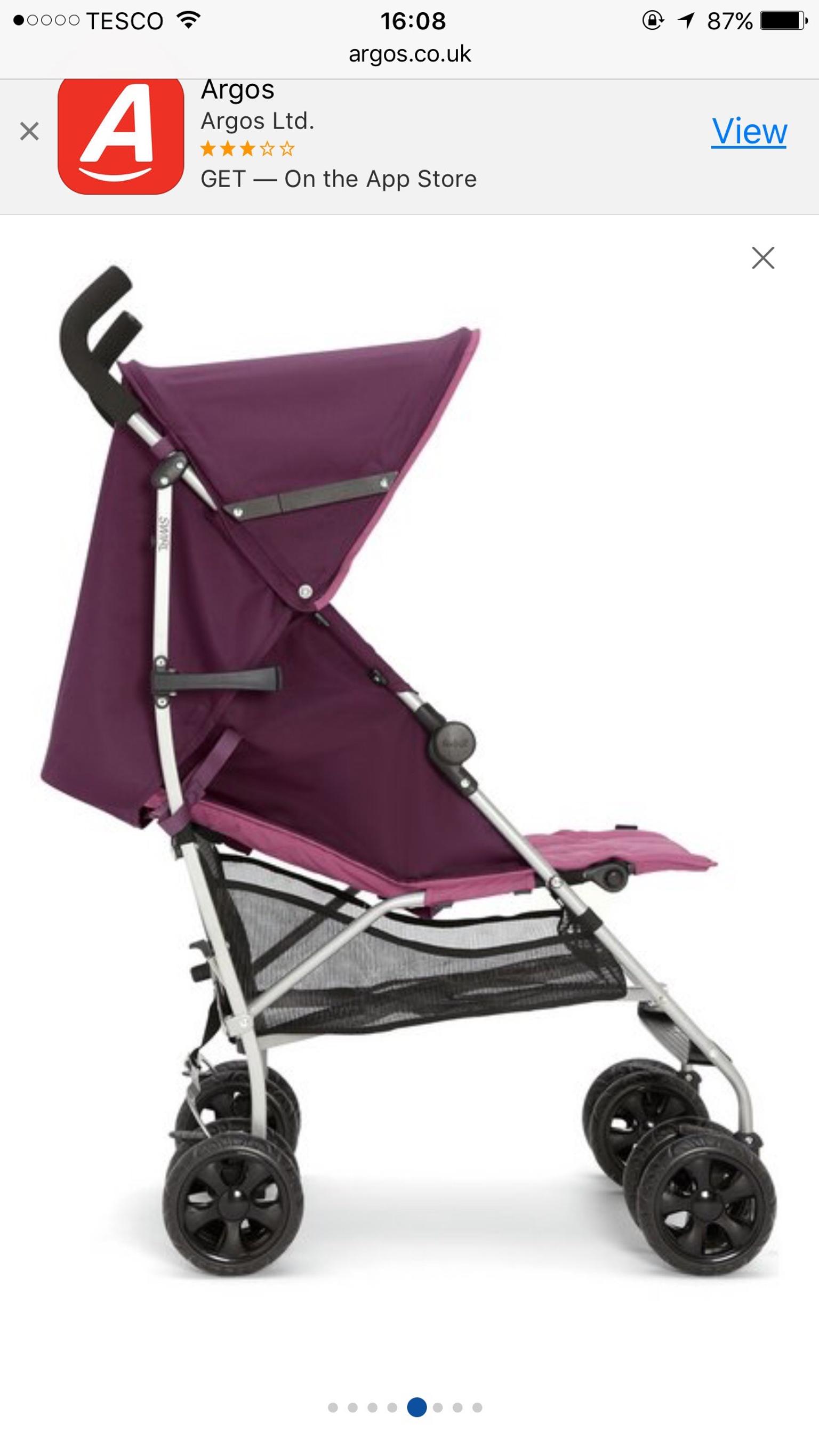 Mamas and papas pushchair from Argos in 