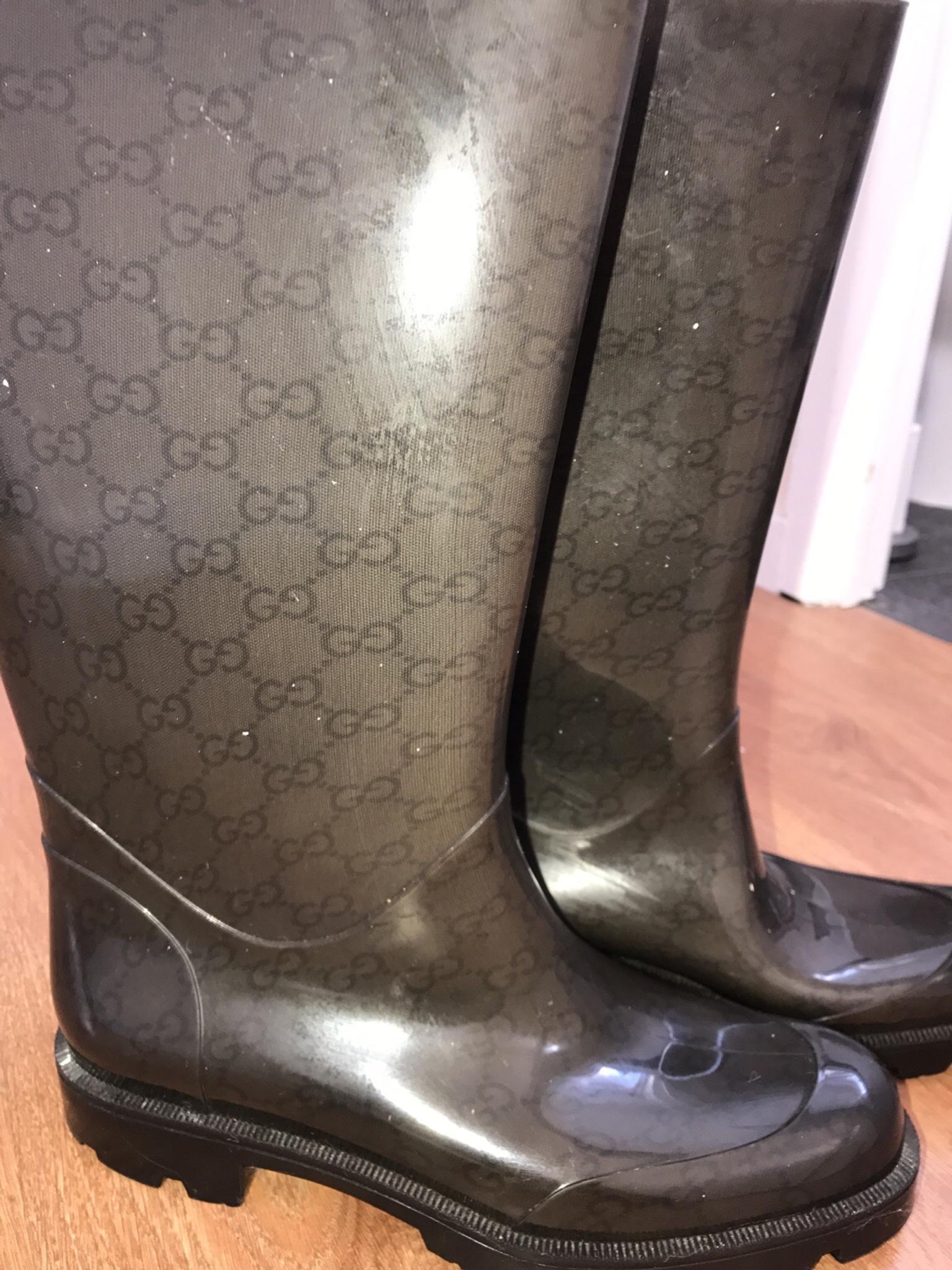 Gucci Wellington Boots in SM6 