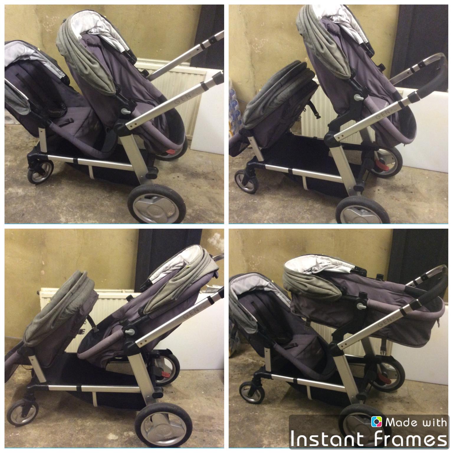 mothercare pushchair double