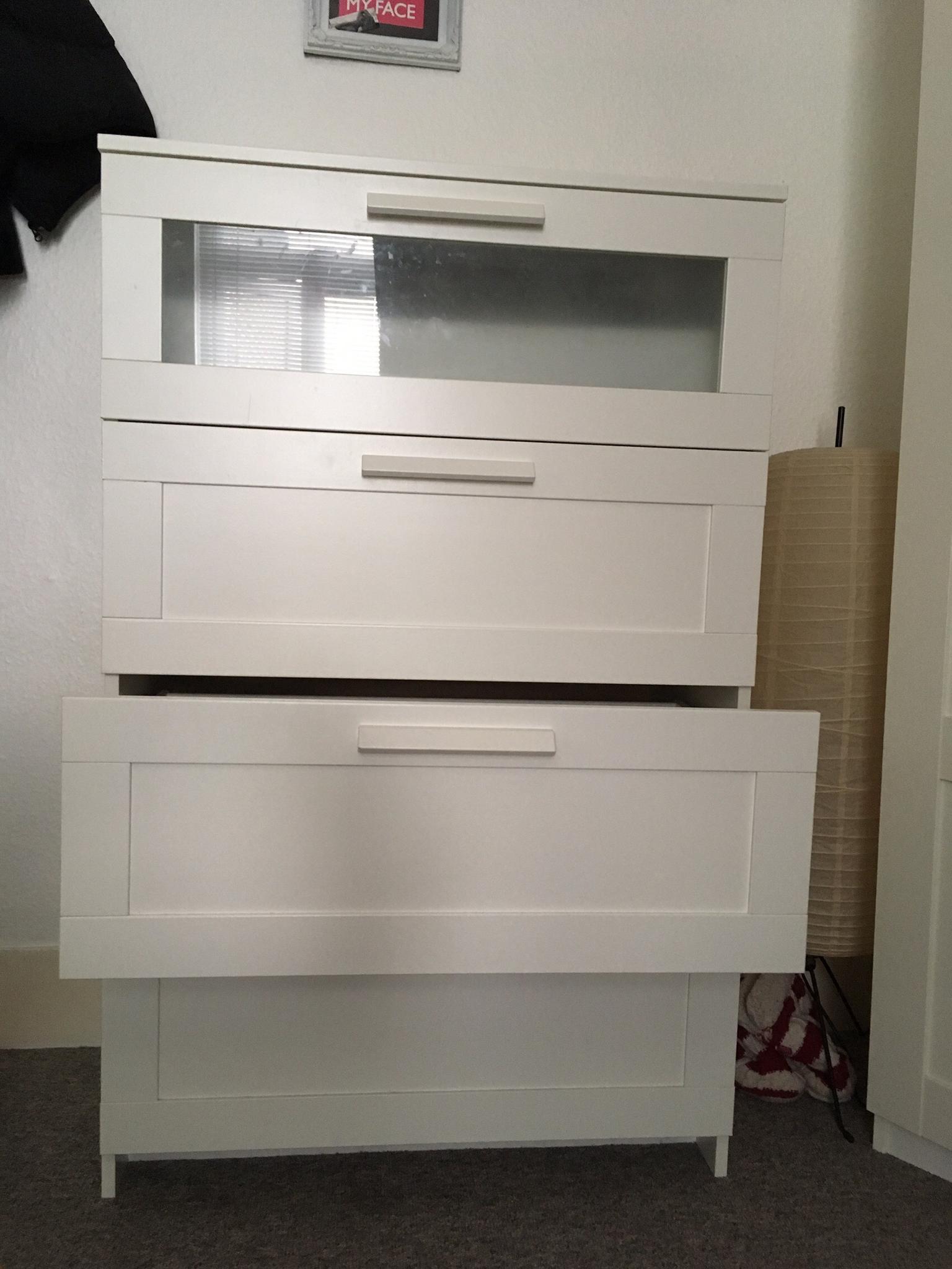 Ikea Brimnes Chest Of 4 Drawers White In Sw16 London Fur 45 00