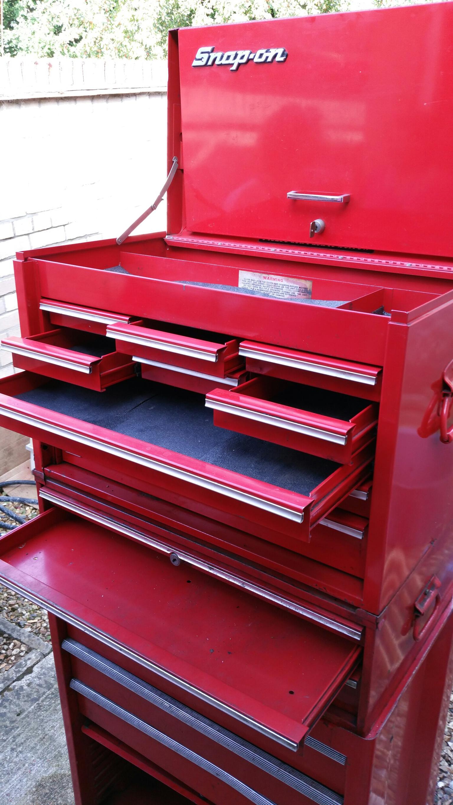 2 Snap On Tool Boxes And Beach Roller Cabine In Cb6 Wilburton Fur