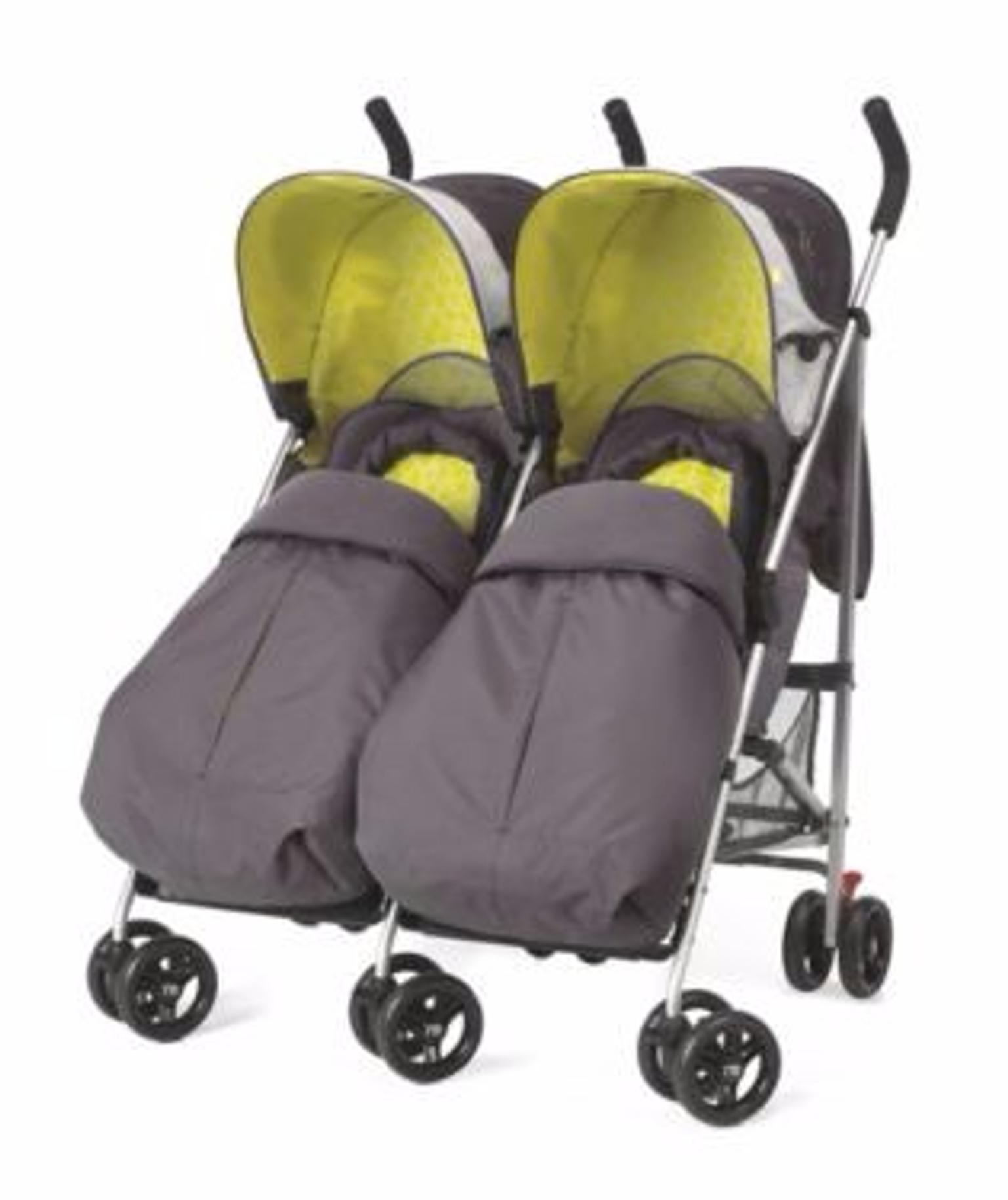 mothercare double stroller