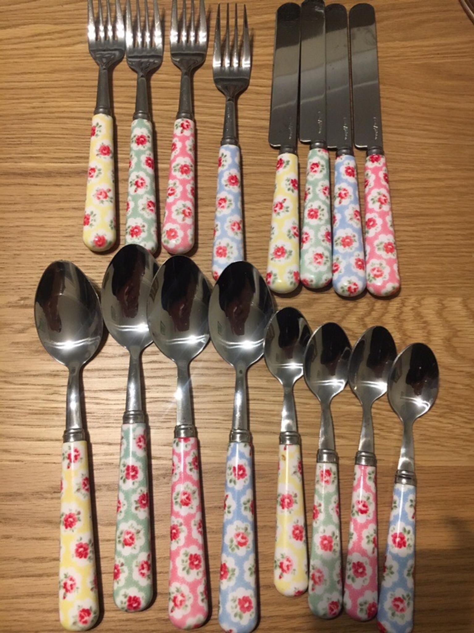 Cath kidston Provence Rose cutlery in 