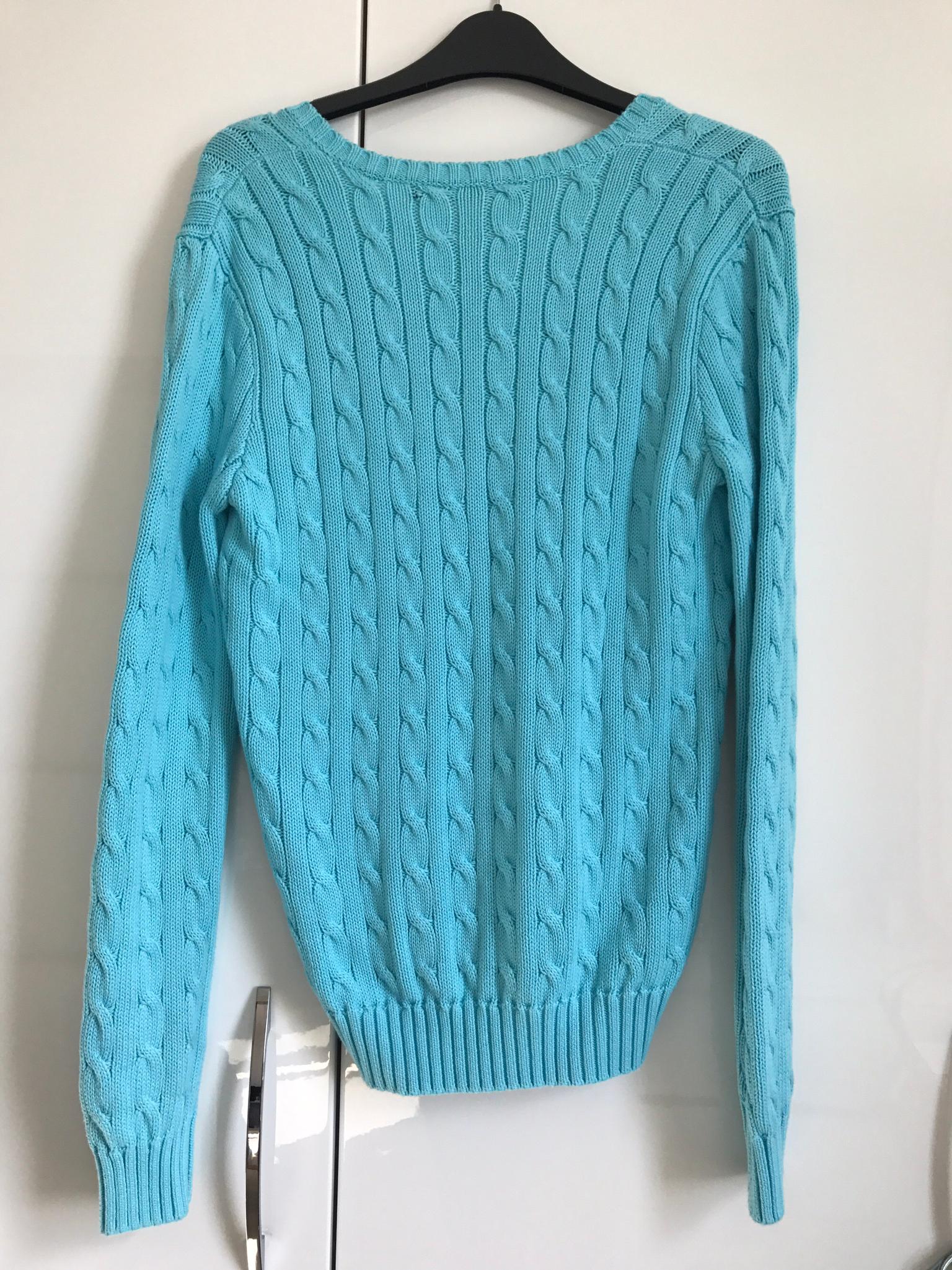 ralph lauren sport cable knit sweater