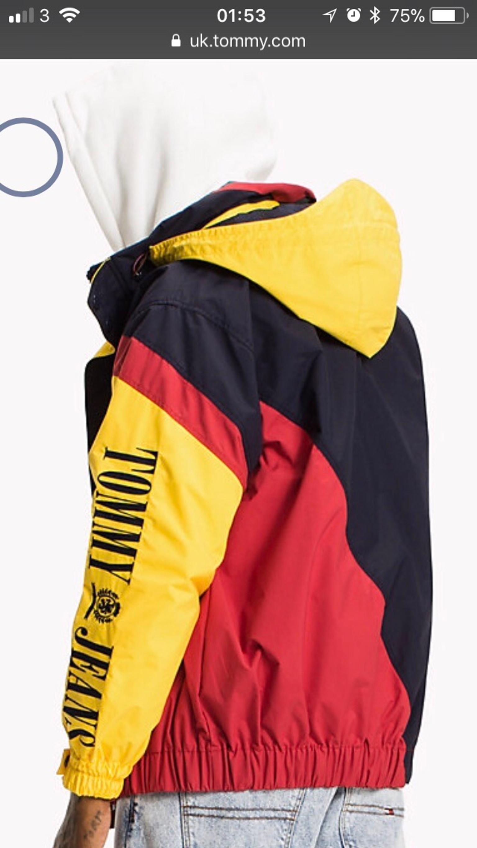 tommy hilfiger colorblock sailing jacket