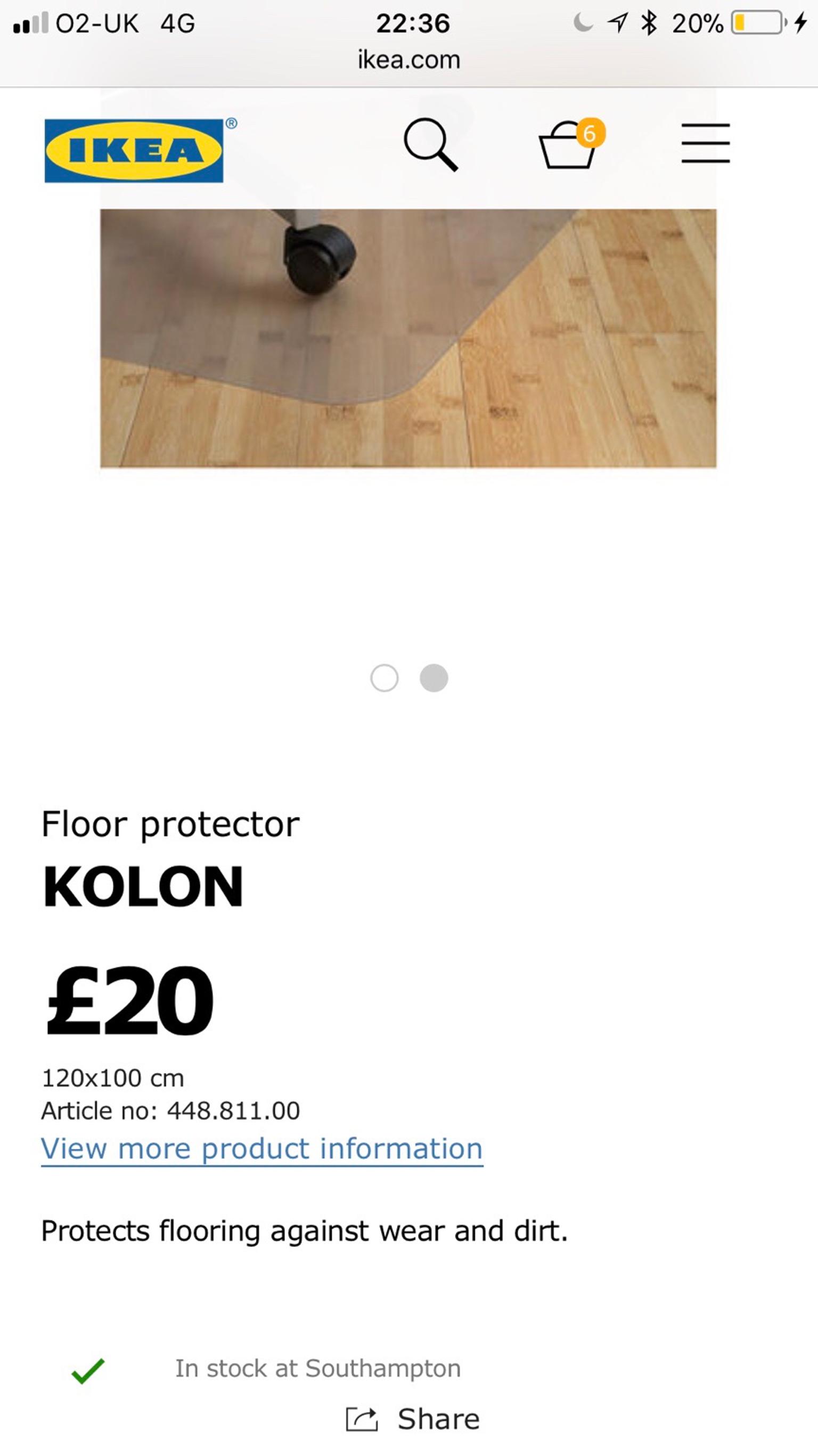 Ikea Floor Protector In So19 Southampton For 10 00 For Sale Shpock
