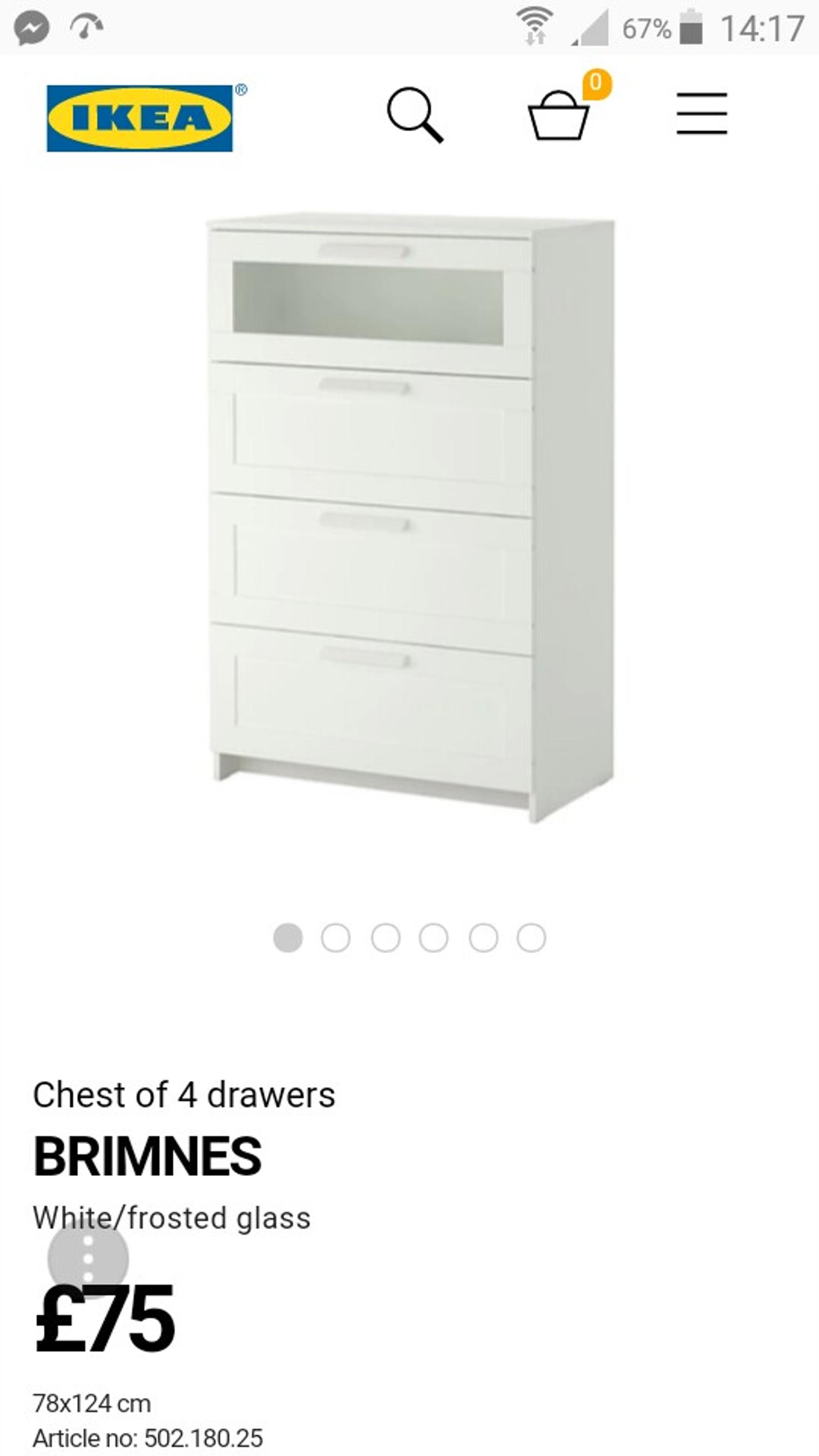 Ikea Brimnes Drawers In Hp1 Hempstead For 30 00 For Sale Shpock