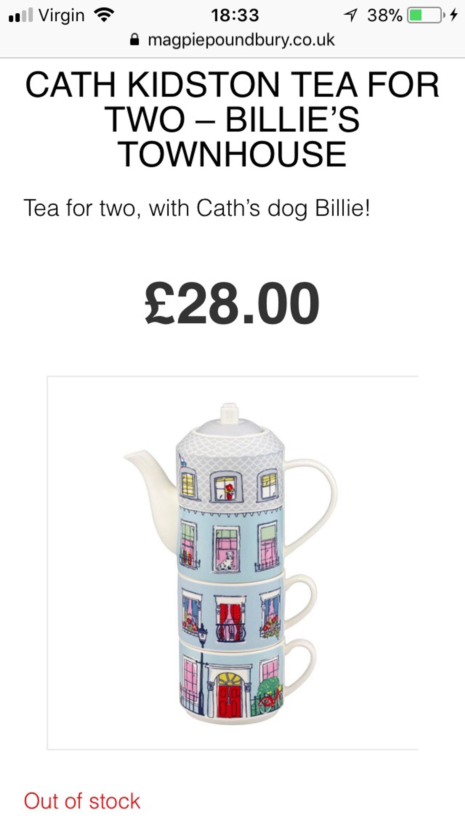 cath kidston tea for two