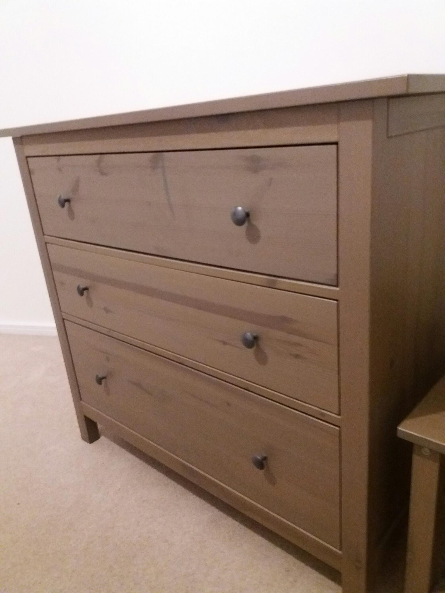 Chest Of 3 Drawers And Two Bed Side Tables In E3 London Fur 40