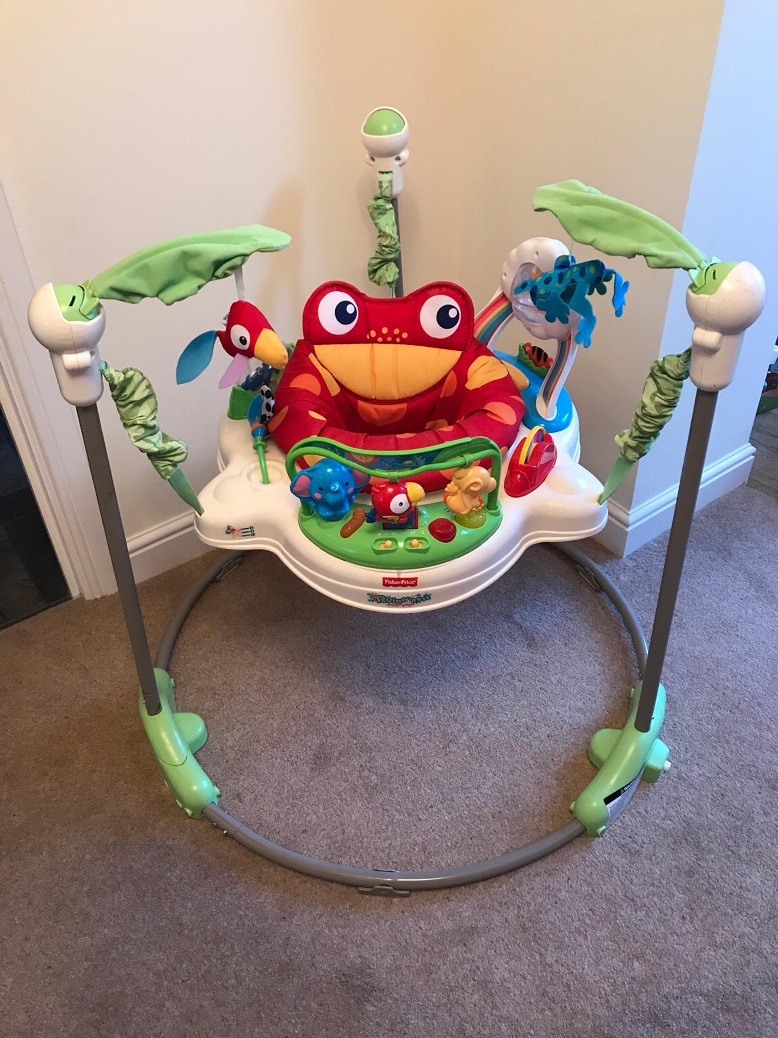 fisher price rainforest jumperoo age
