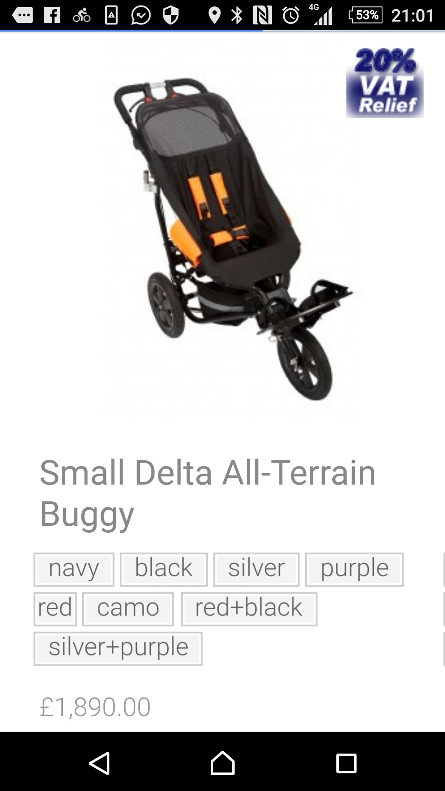 delta buggy second hand