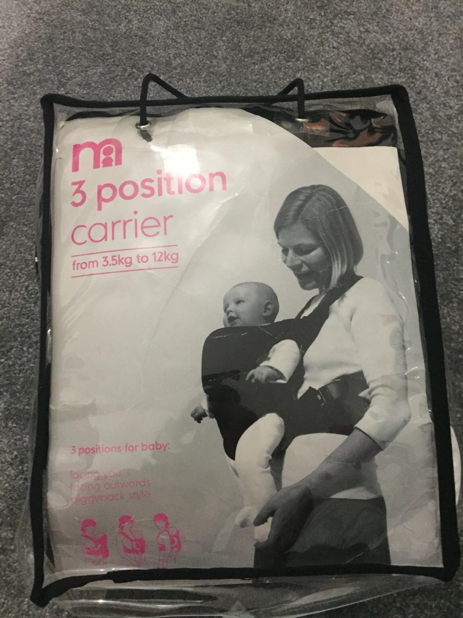 mothercare 3 way carrier manual