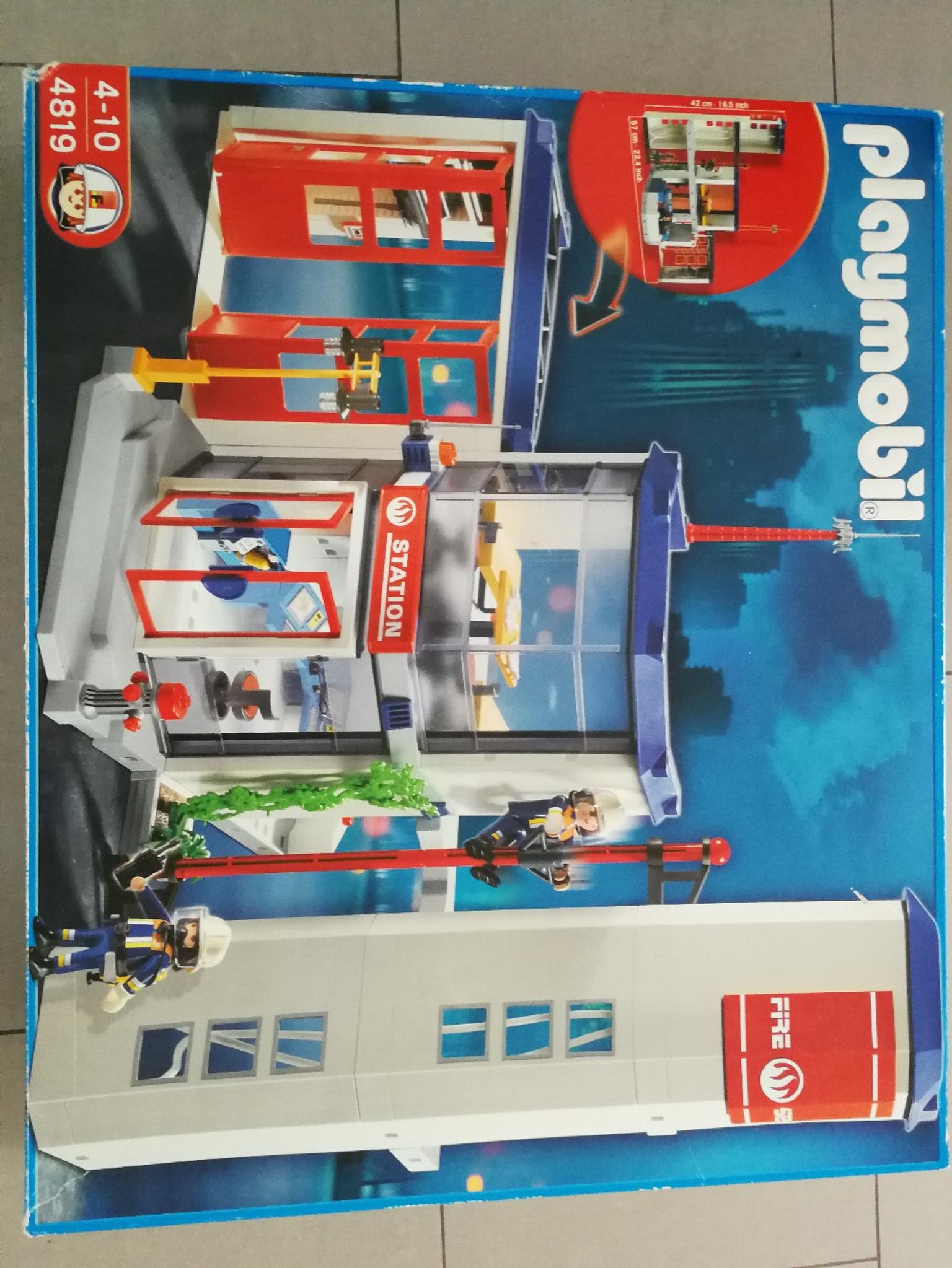 Featured image of post Feuerwehr Playmobil Station Gro es set feuerwehr 2x stationen 5x autos zubeh r