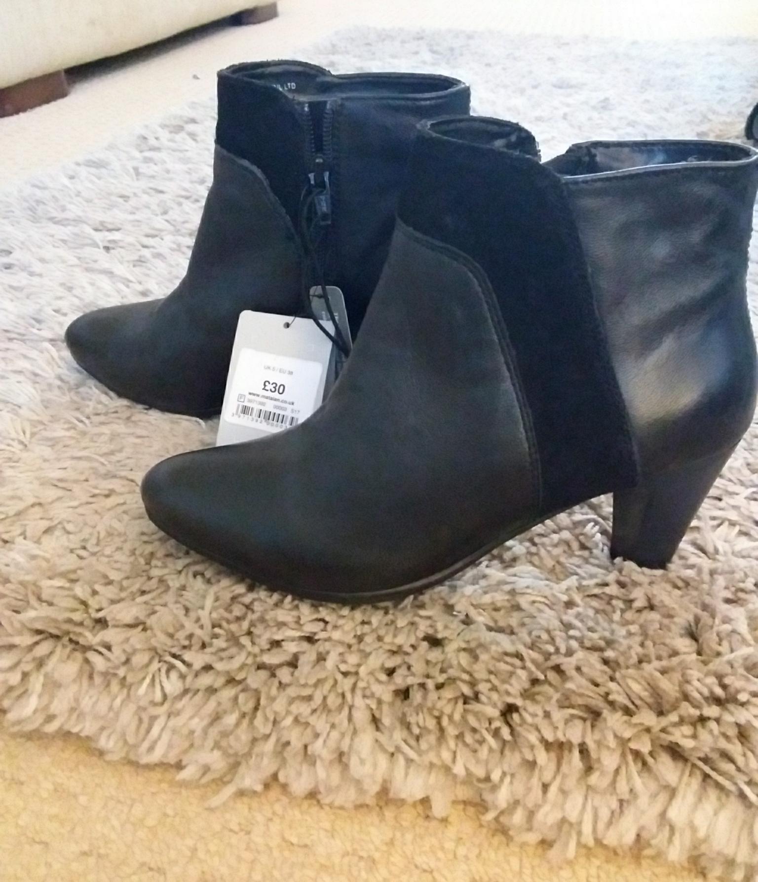 matalan black ankle boots