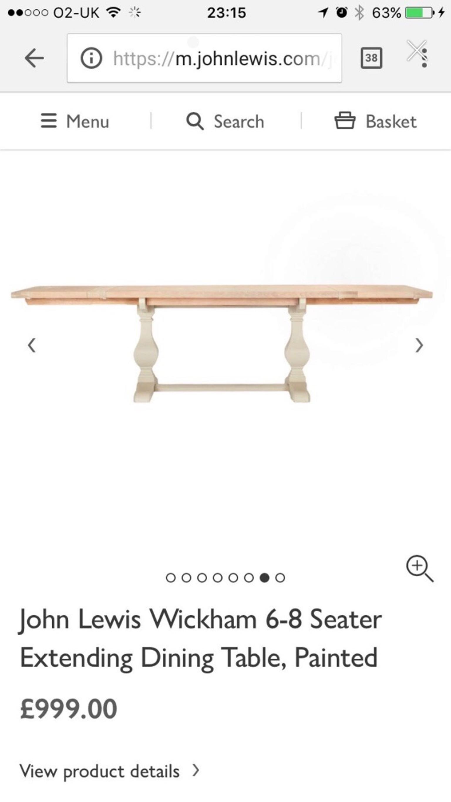 John Lewis Oak Extending Dining Table Top In De12 Leicestershire Fur 50 00 Zum Verkauf Shpock At
