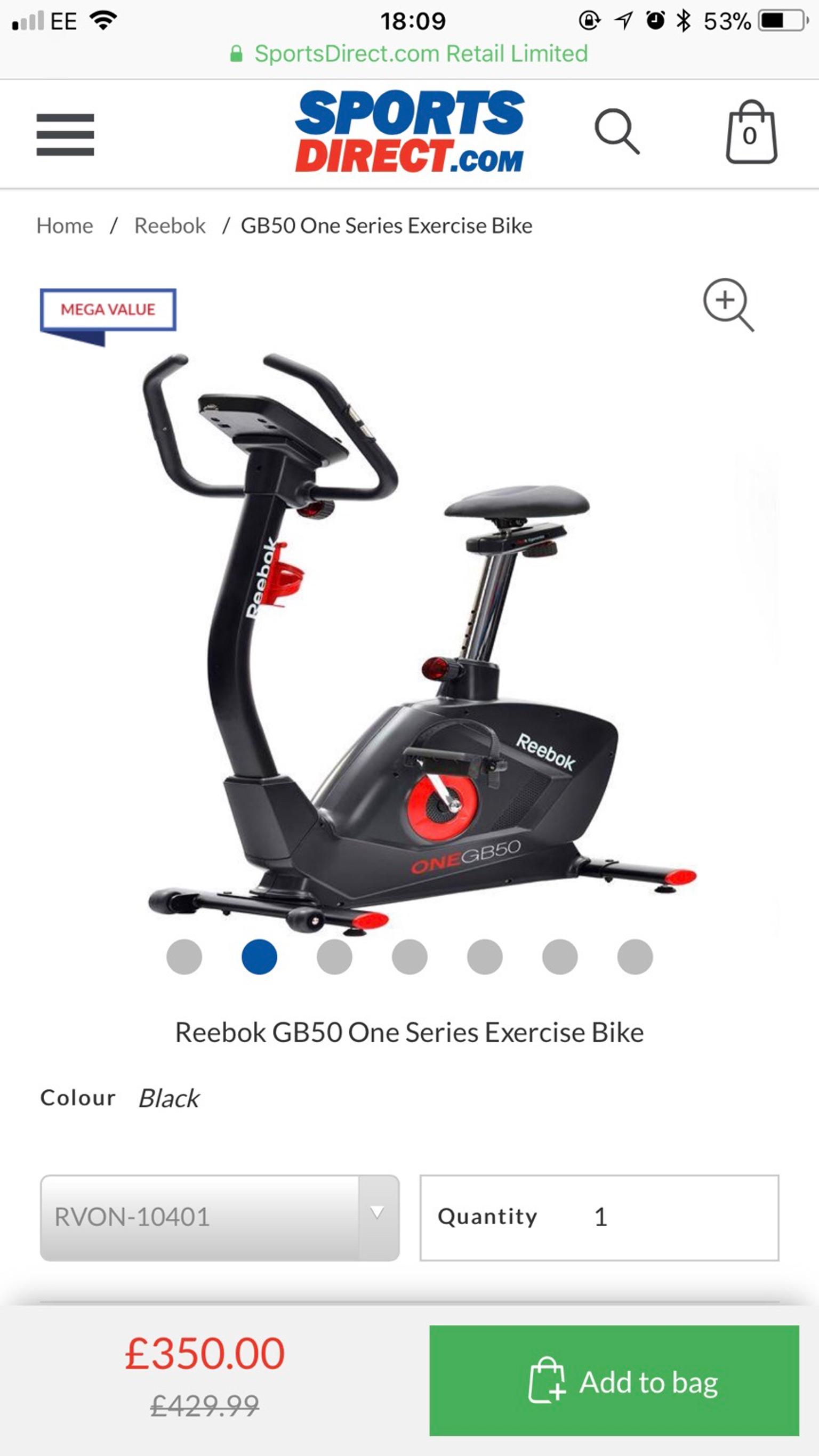 reebok gb50 exercise bike