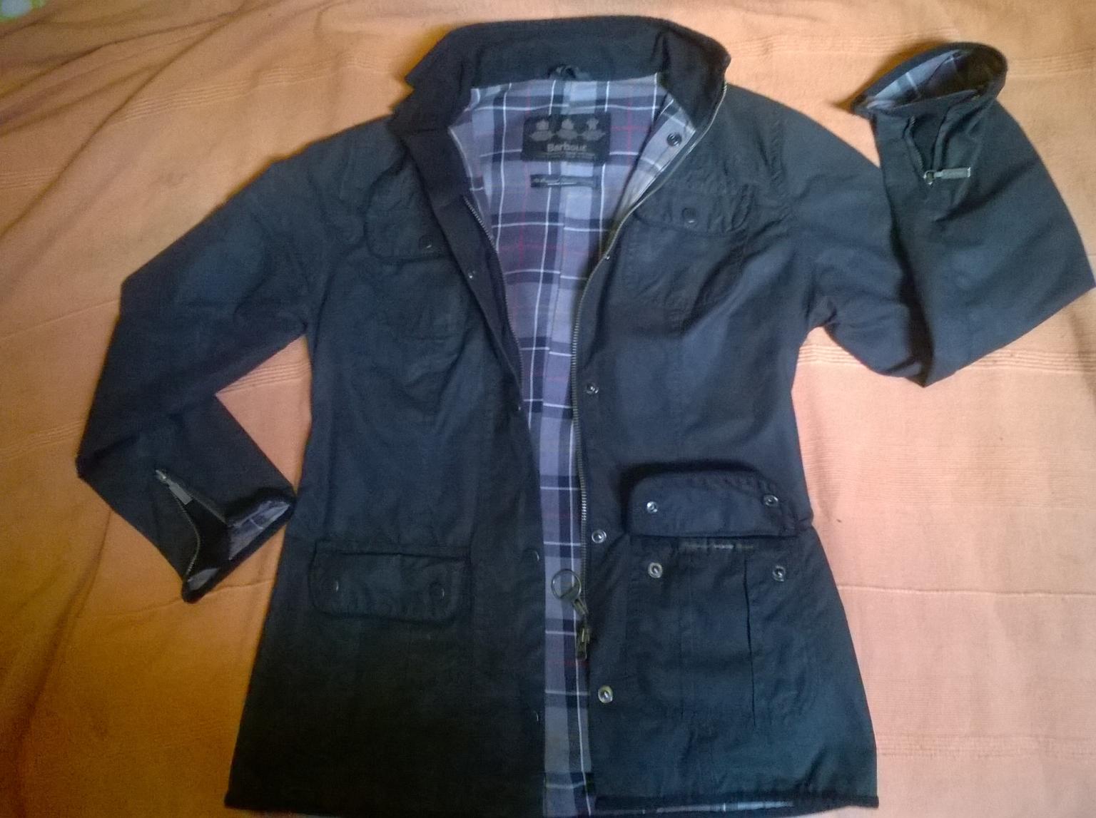 used barbour jacket womens