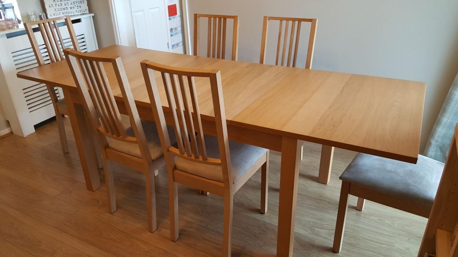 Ikea Extendable Dining Table And 6 Chairs In En11 Broxbourne For 150 00 For Sale Shpock