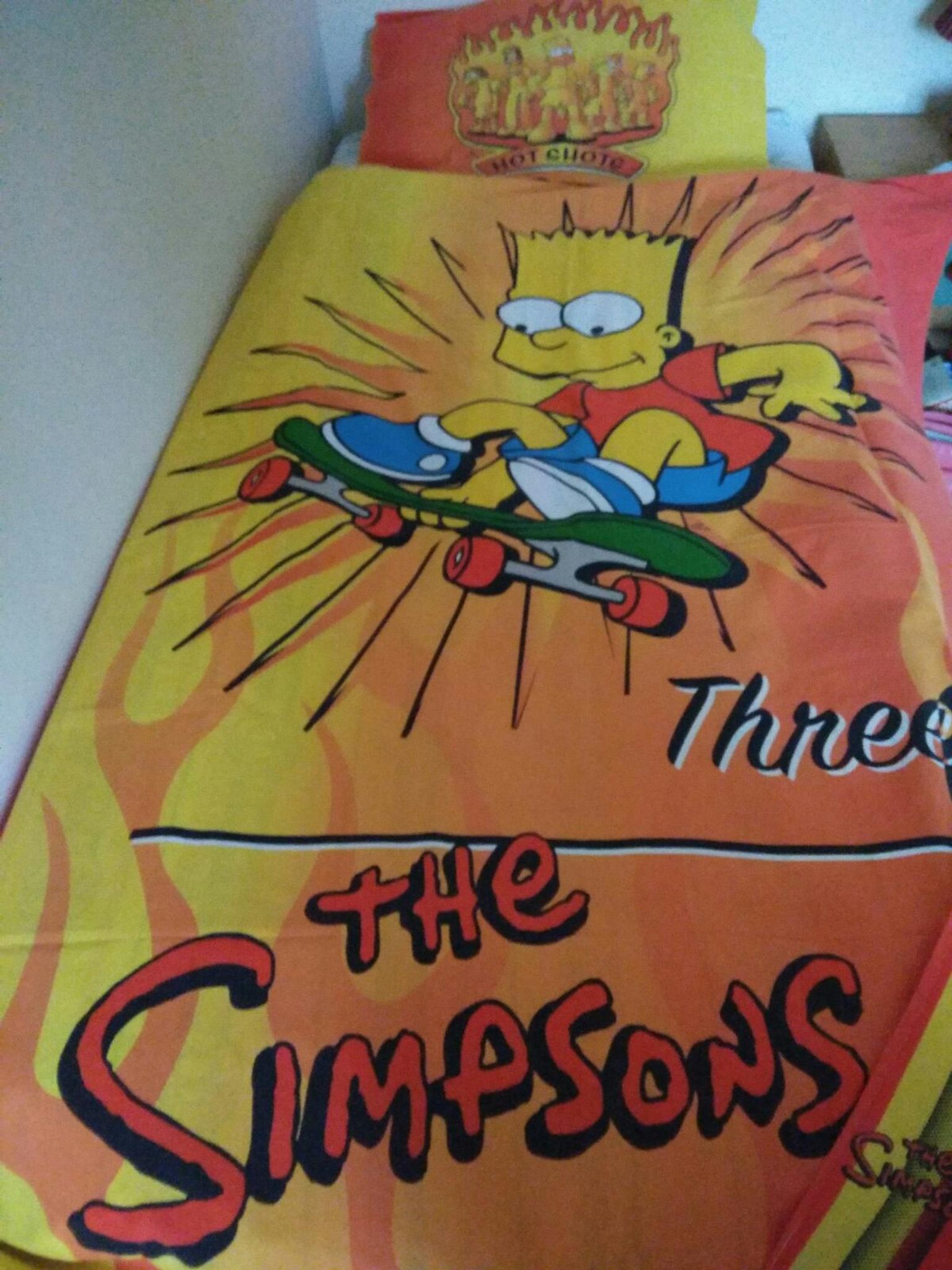 The Simpsons Duvet Cover Set In Tn9 Malling For 10 00 For Sale