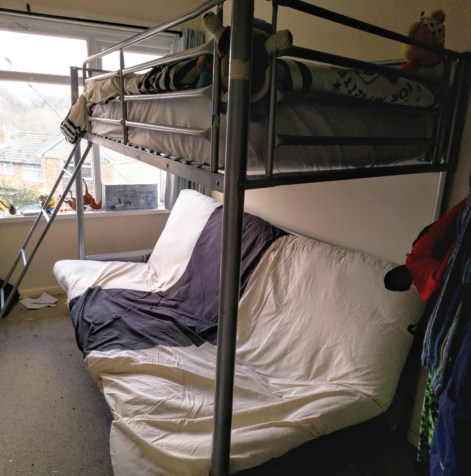 double futon bunk bed