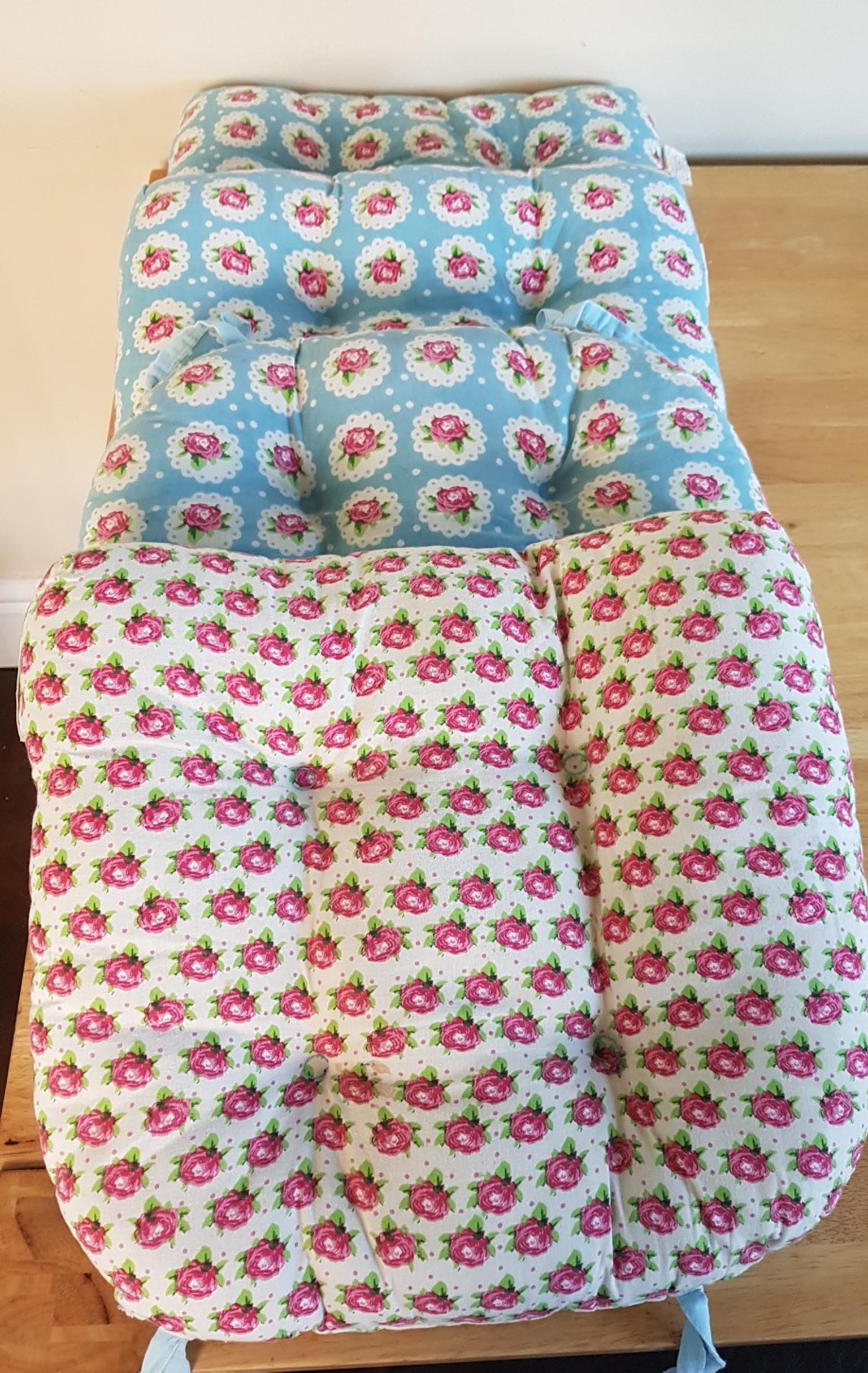 Cath kidston style seat pads/ cushions 