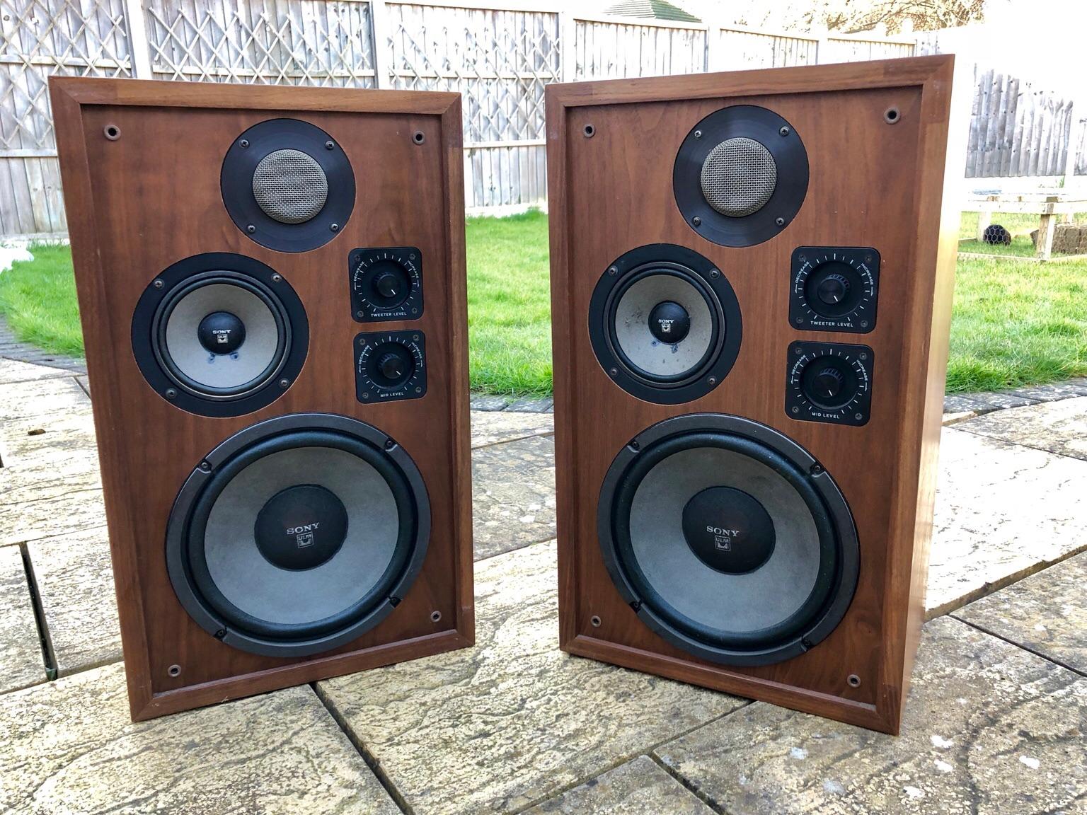 Rare Vintage Sony Ss 7200 Speakers In Huntingdonshire For 350 00