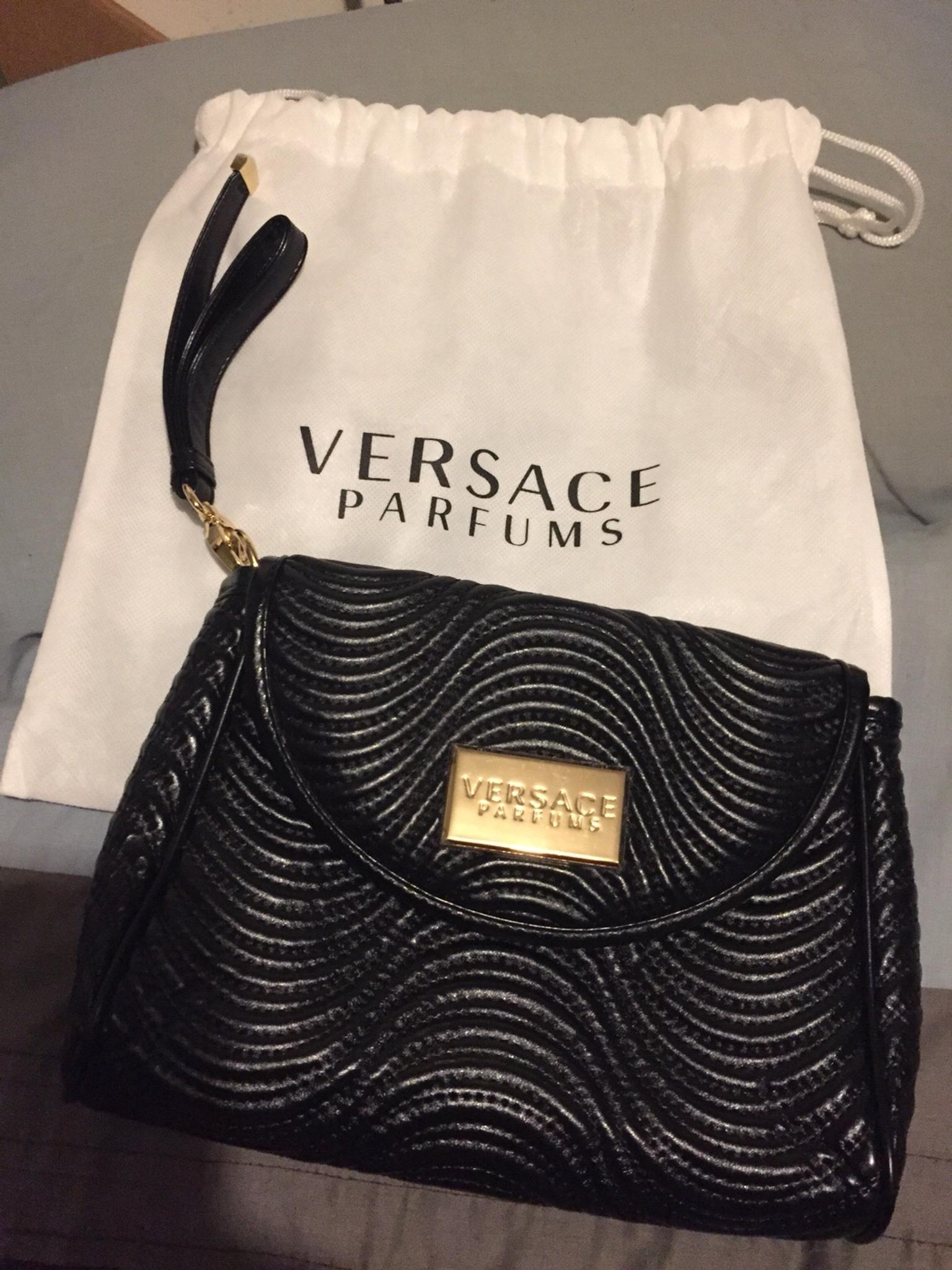 versace parfums bag black