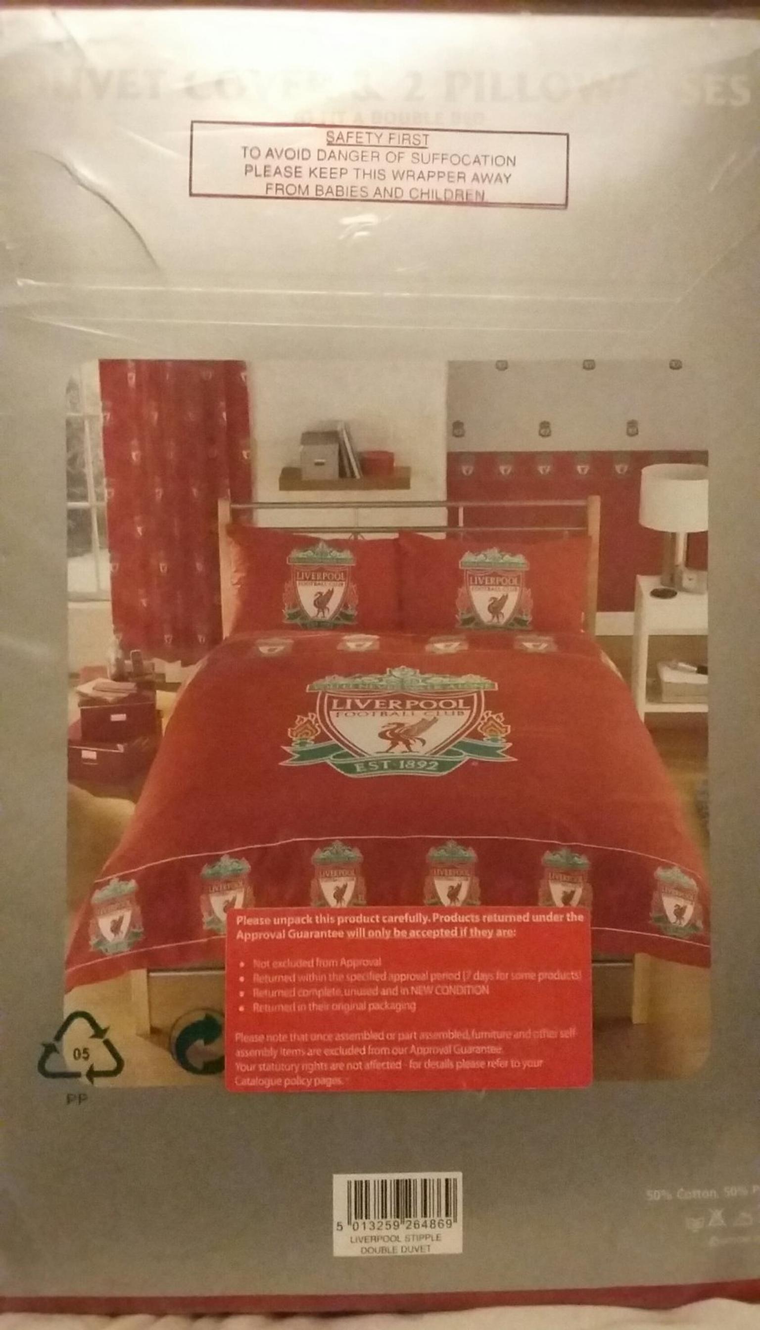 Liverpool Fc Double Duvet With 2 Pillowcases In Pr8 Lancashire For