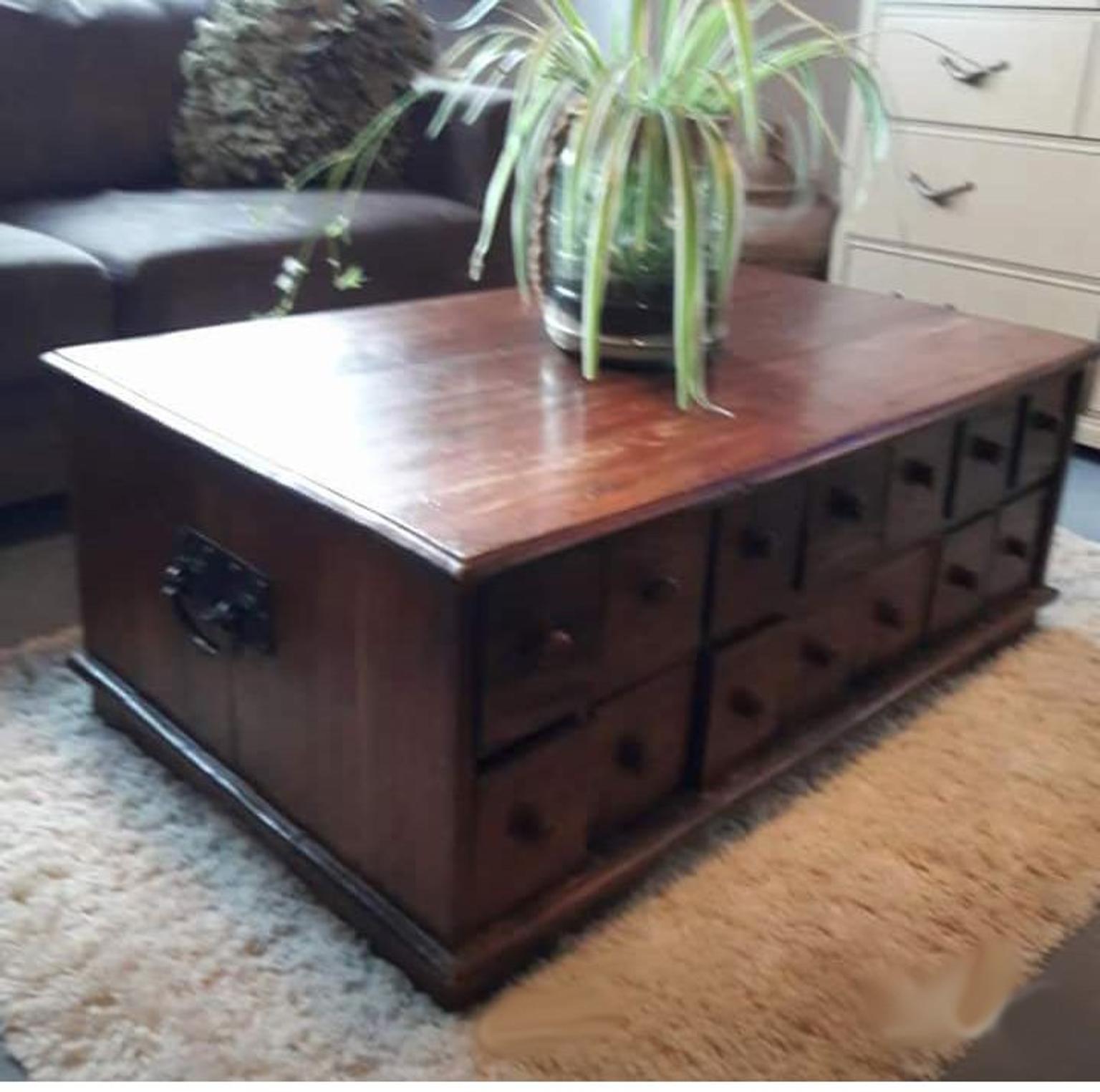 Coffee Table Antique Style Solid Dark Wood In Tn15 Sevenoaks For 75 00 For Sale Shpock