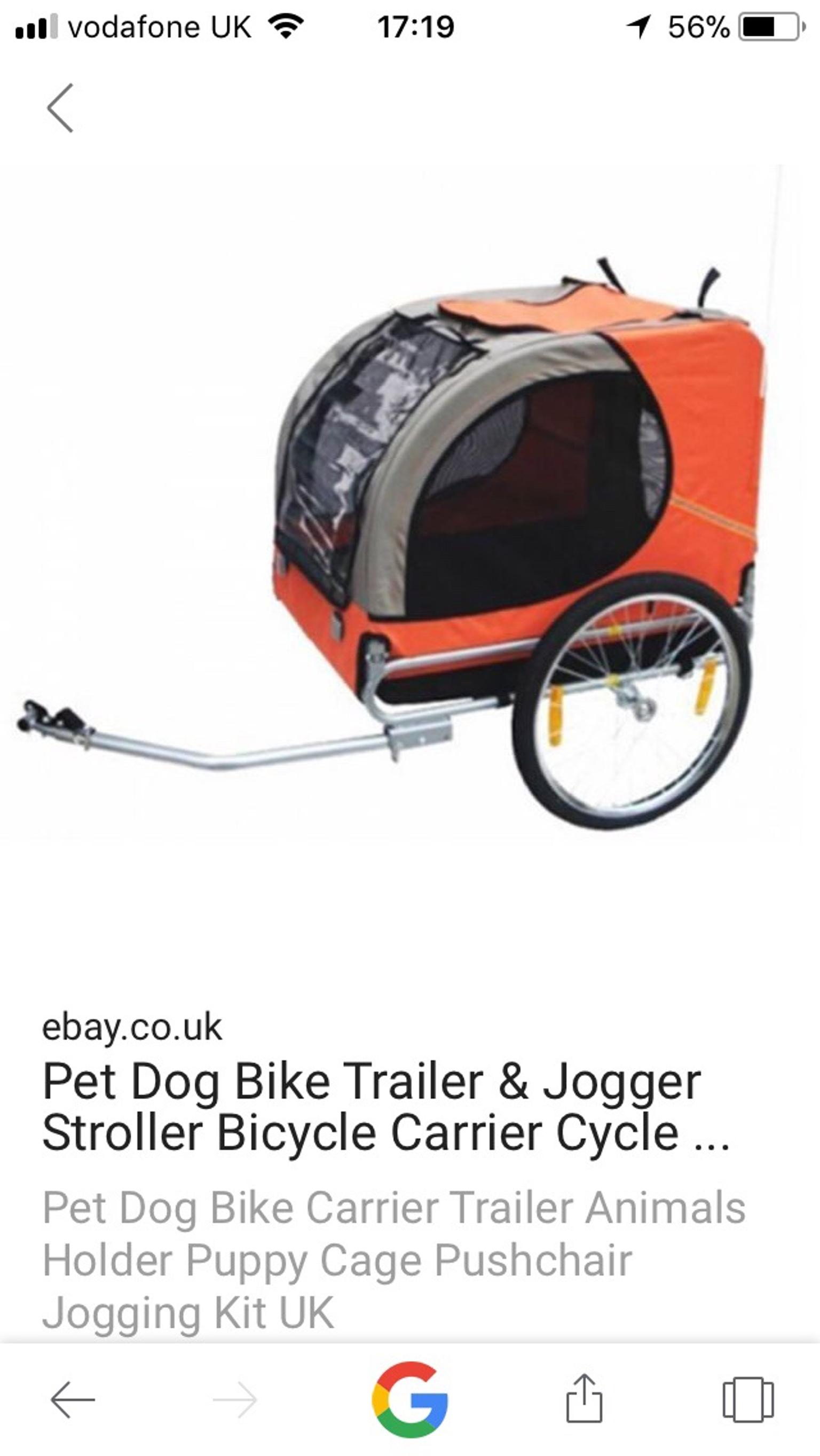 used dog bike trailer