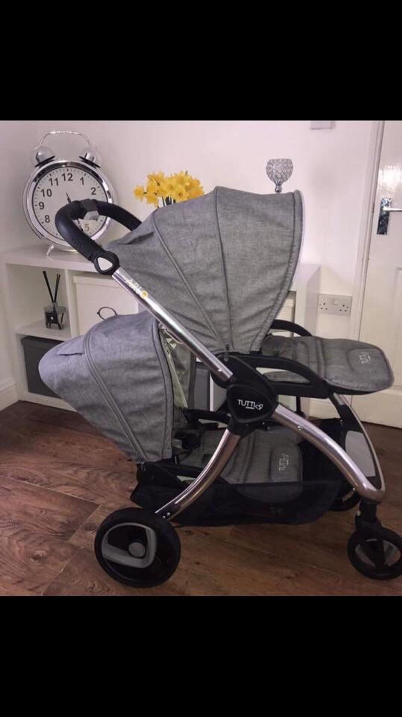 double tandem pushchair for sale