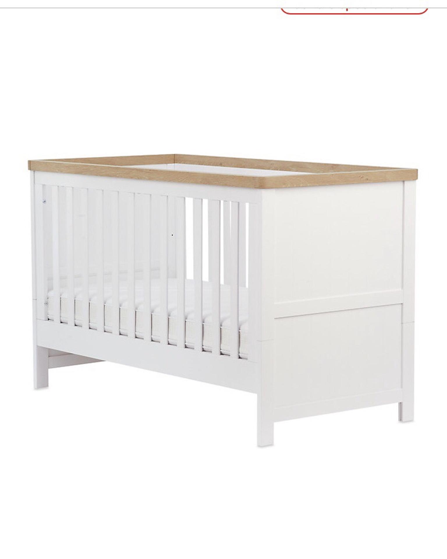 Mothercare Lulworth Cot Bed With Mattress In Stretton Fur 150 00