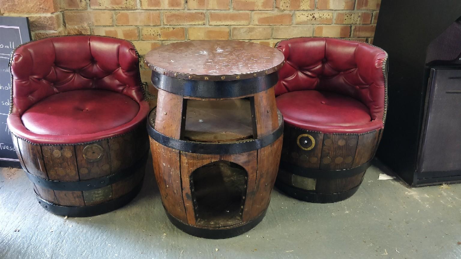 Antique Beer Barrel Table And Chairs In Doncaster For 250 00 For