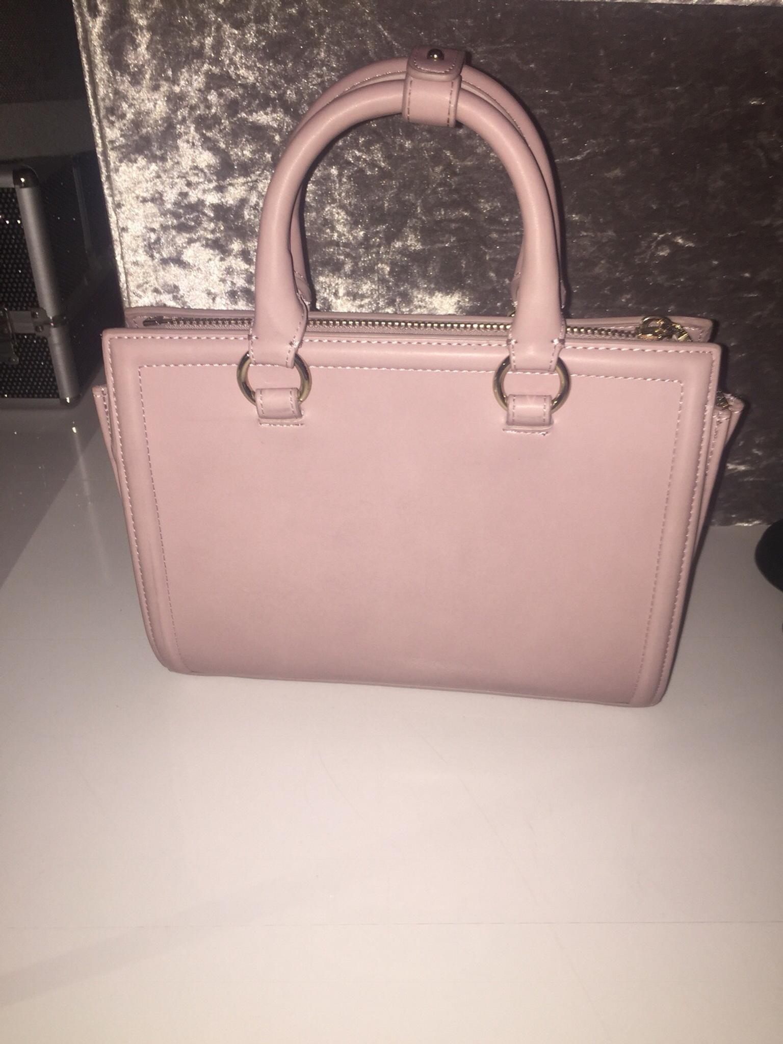 zara pink handbag