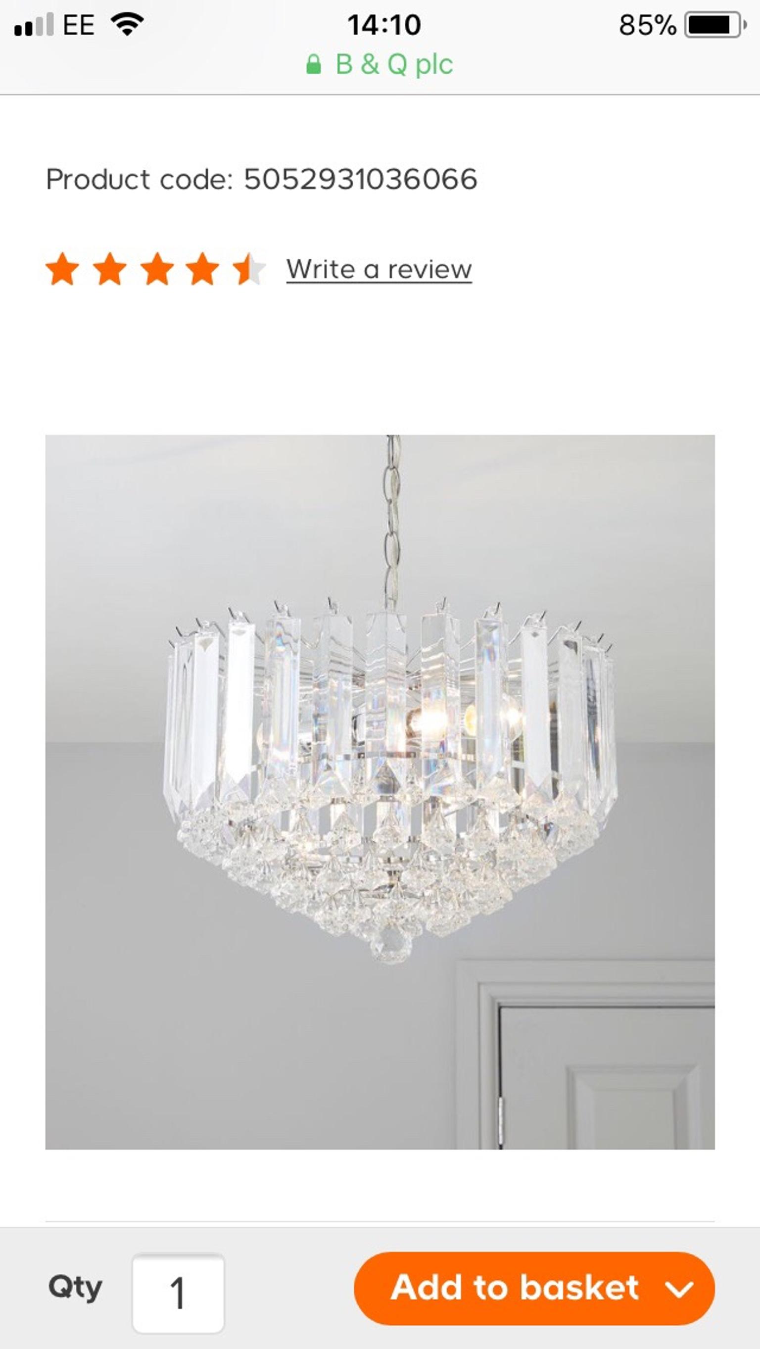 Glass Ceiling Pendant Lights In London Borough Of Bexley For