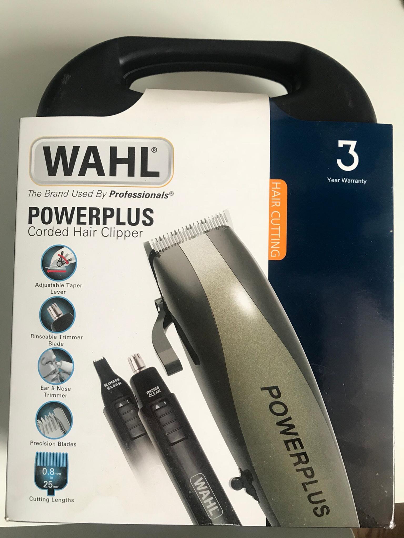 wahl powerplus corded hair clipper