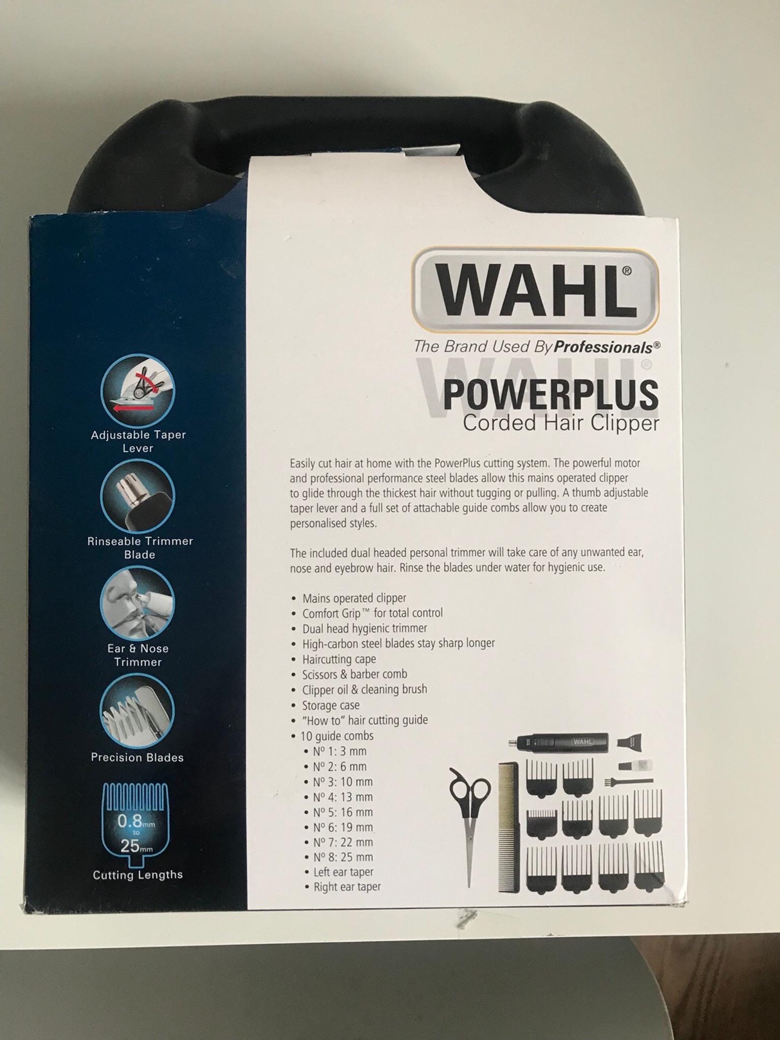 wahl powerplus hair clippers