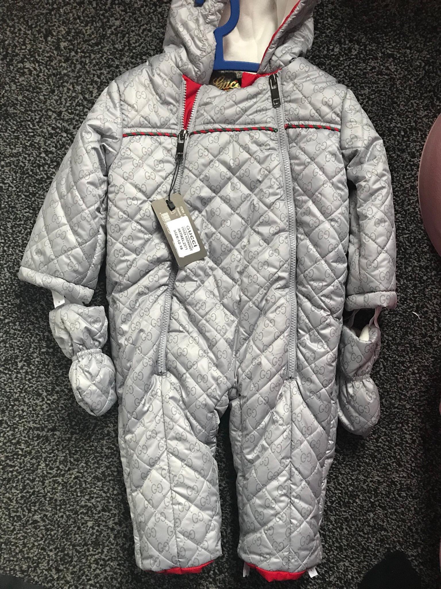 gucci baby snowsuit
