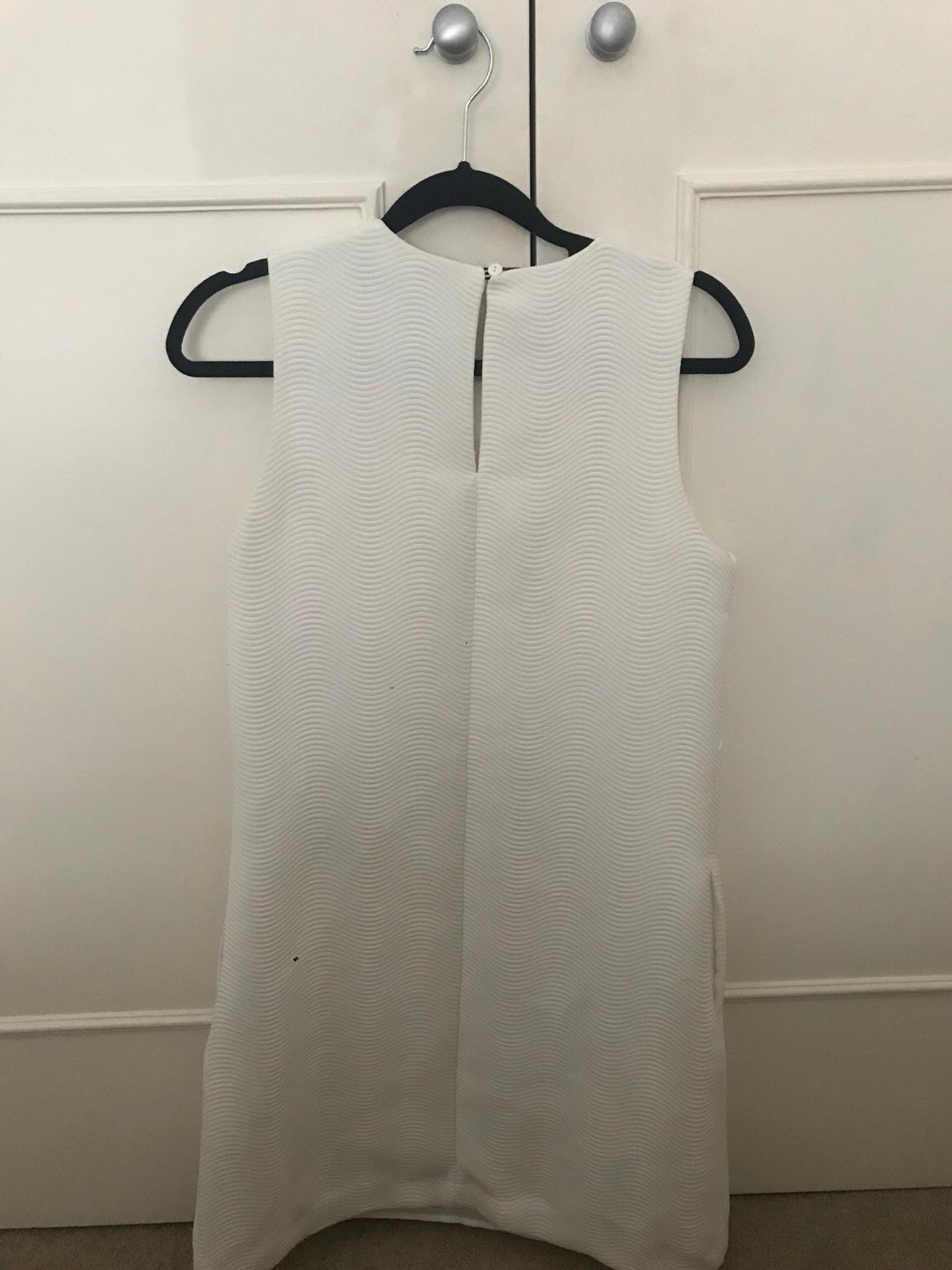 white mini dress zara