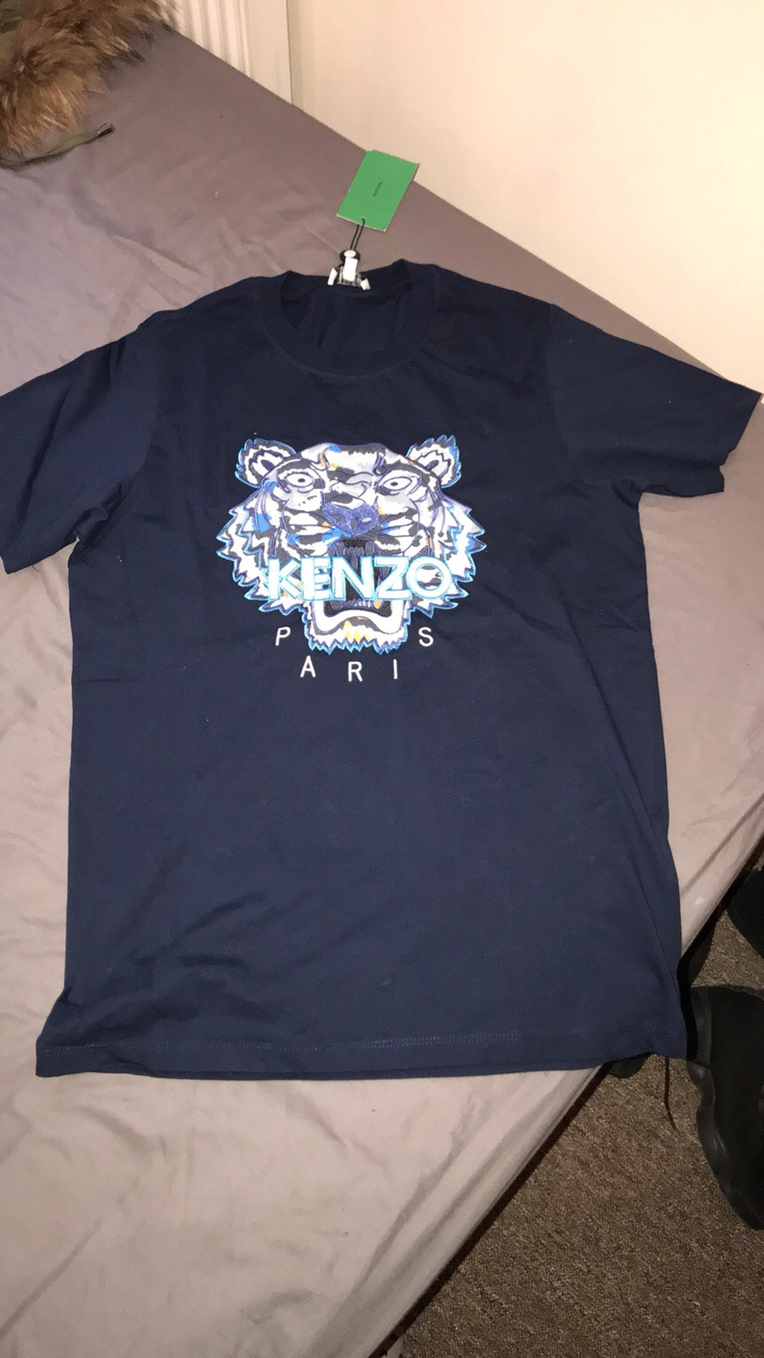 navy blue kenzo t shirt