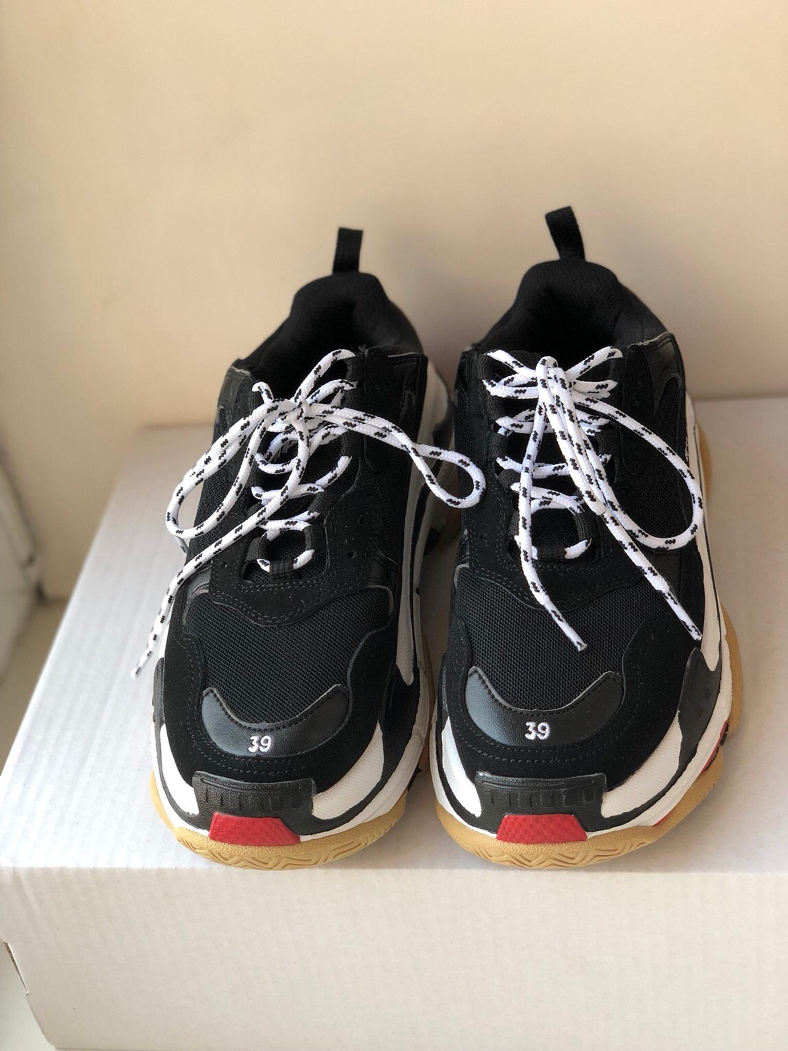 For sale Cheap Balenciaga Triple S Trainers Red Blue online
