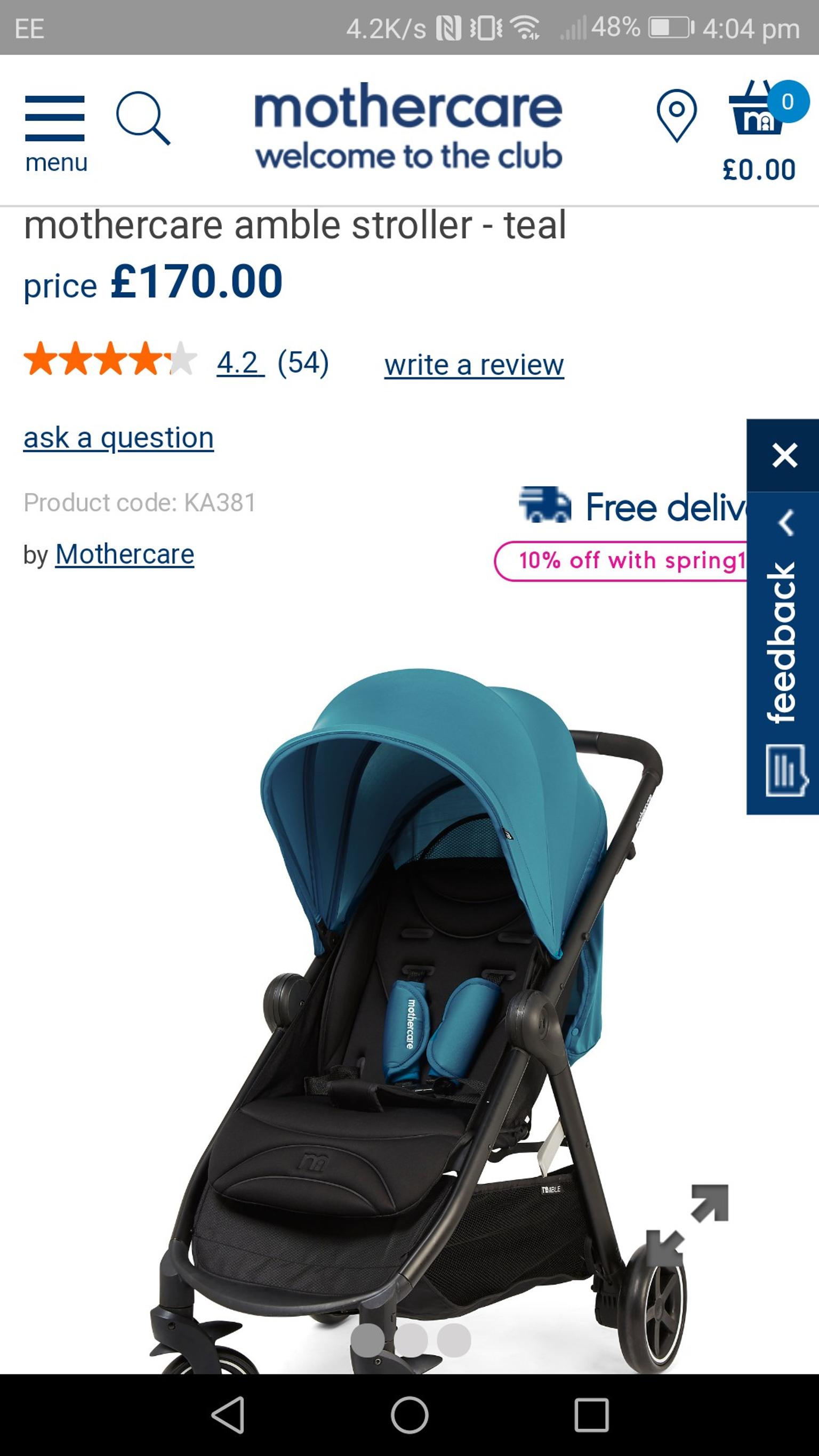 mothercare amble for sale